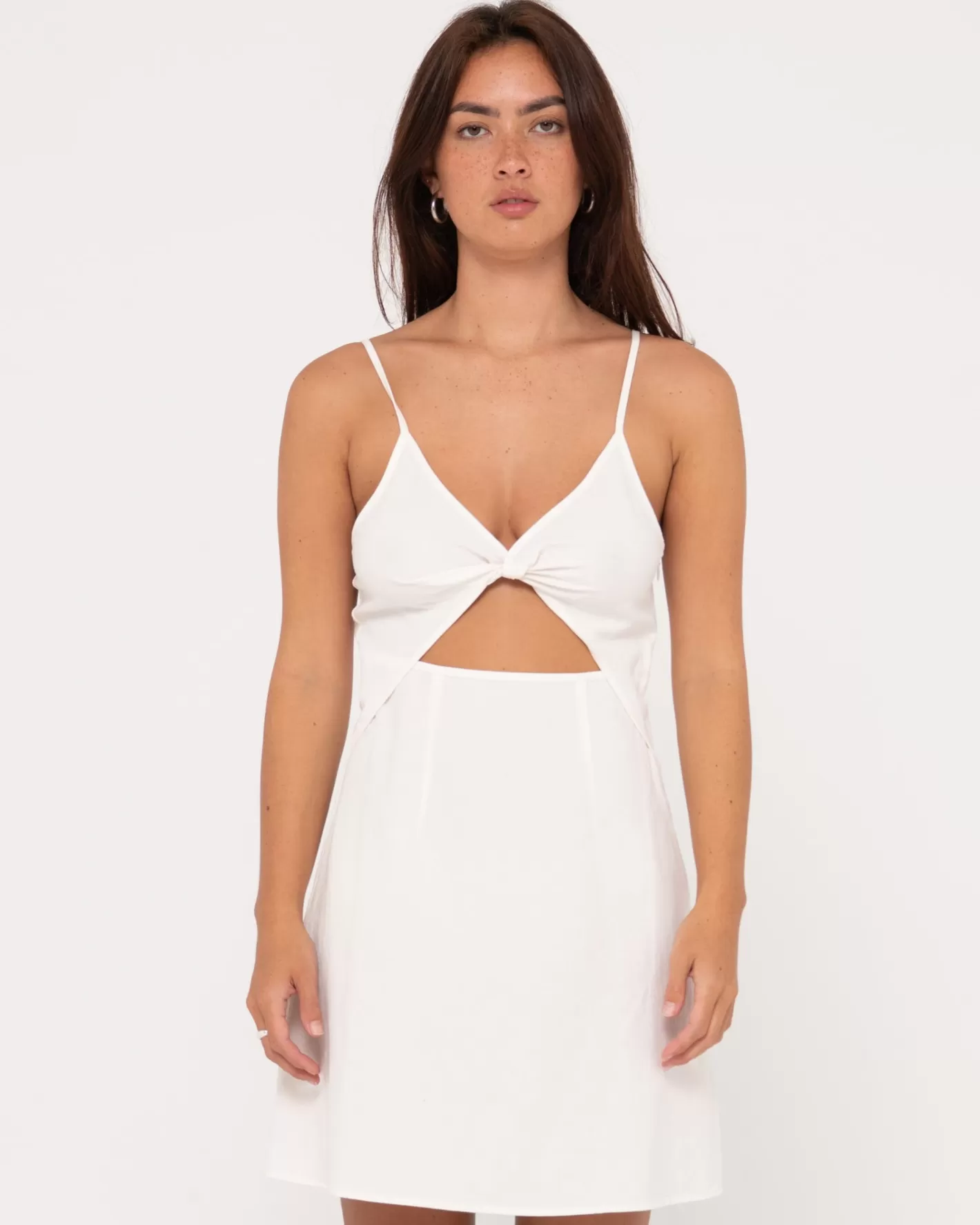 Mujer Rusty Minivestido Con Aberturas Alannah