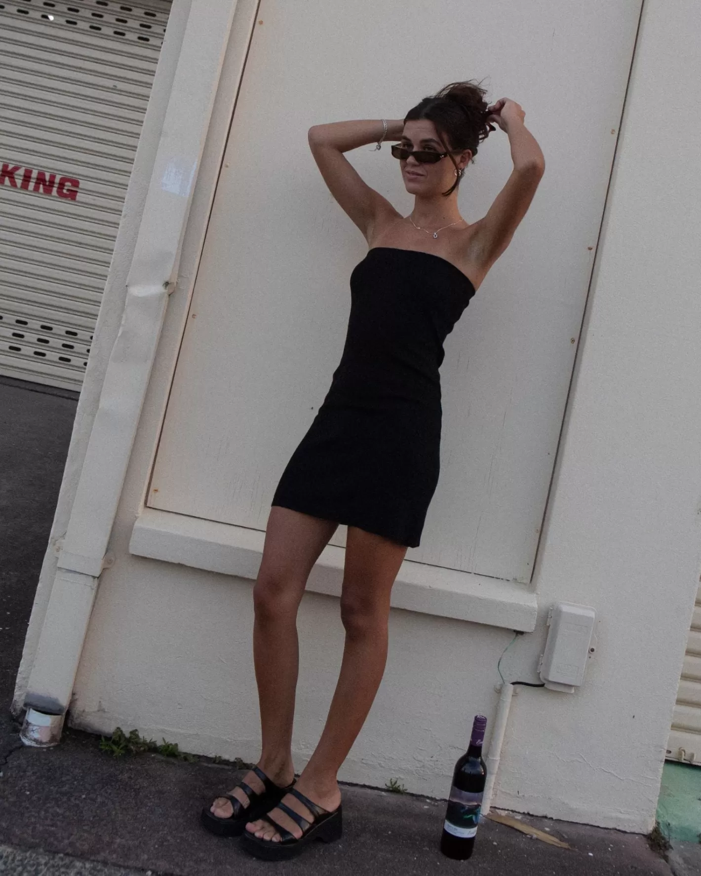 Mujer Rusty Minivestido De Punto Sin Tirantes Amelia