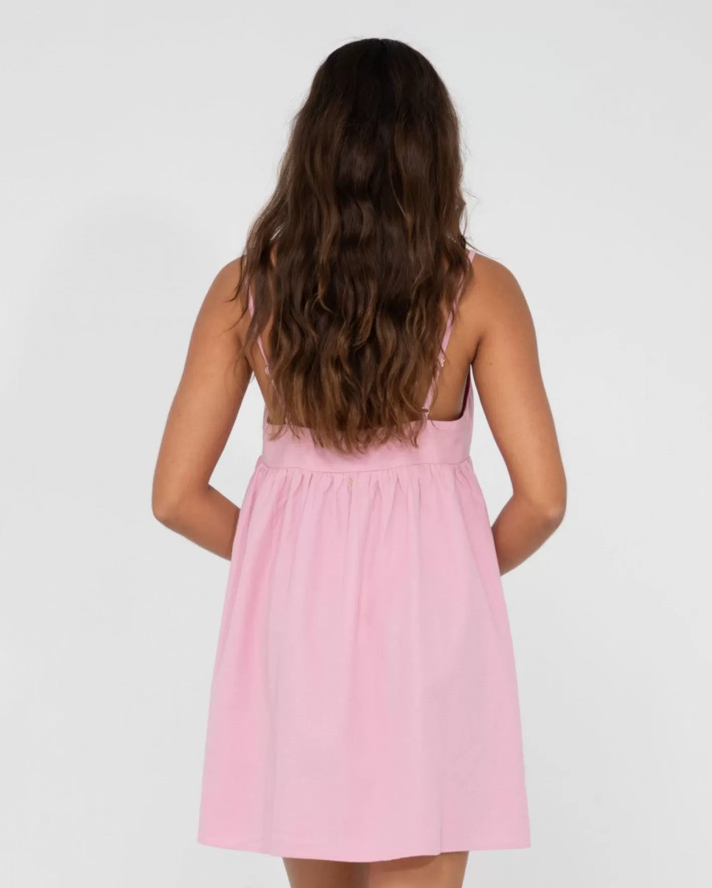 Mujer Rusty Minivestido Felicity Con Cuello En V