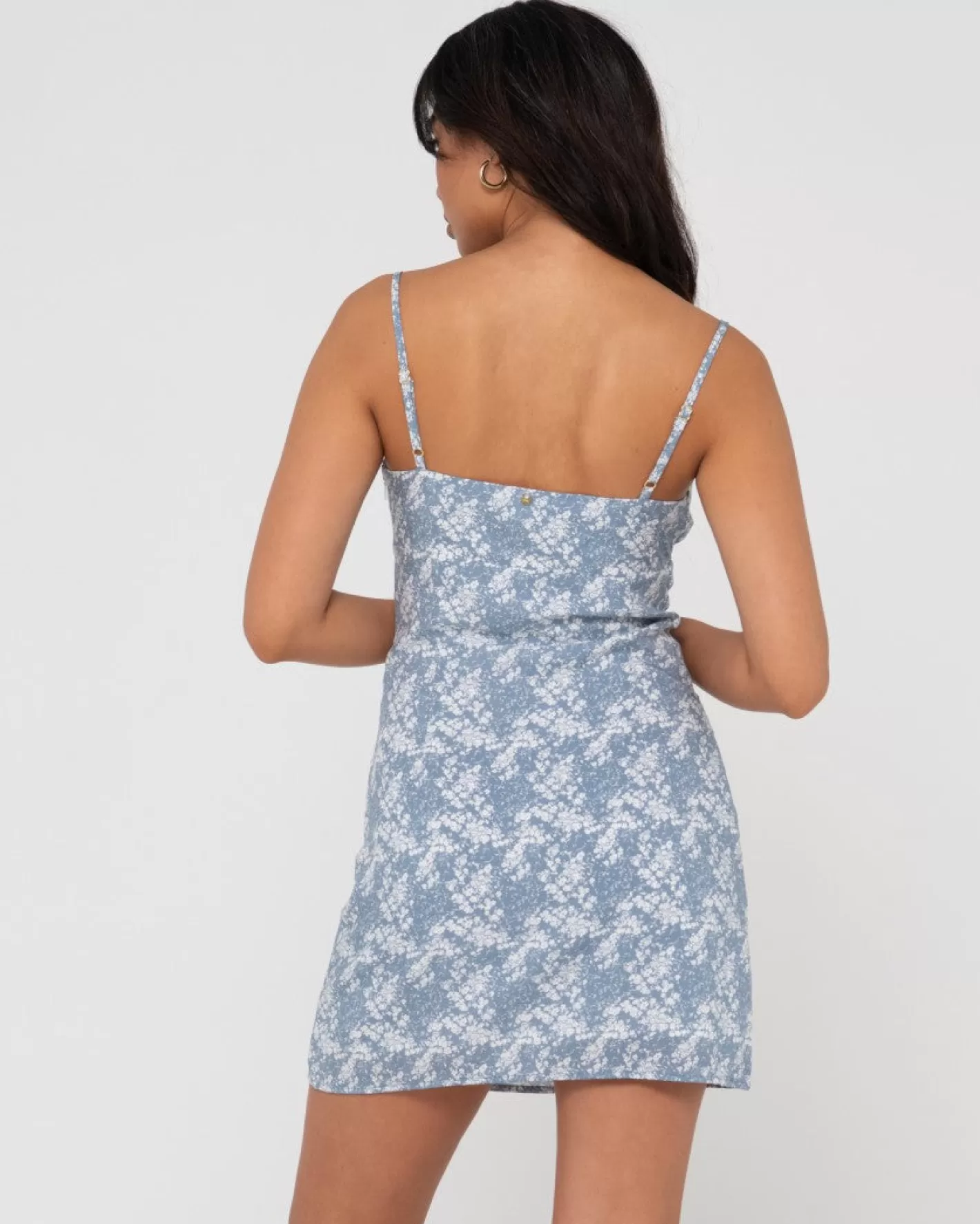 Mujer Rusty Minivestido Lencero Floral Estelle