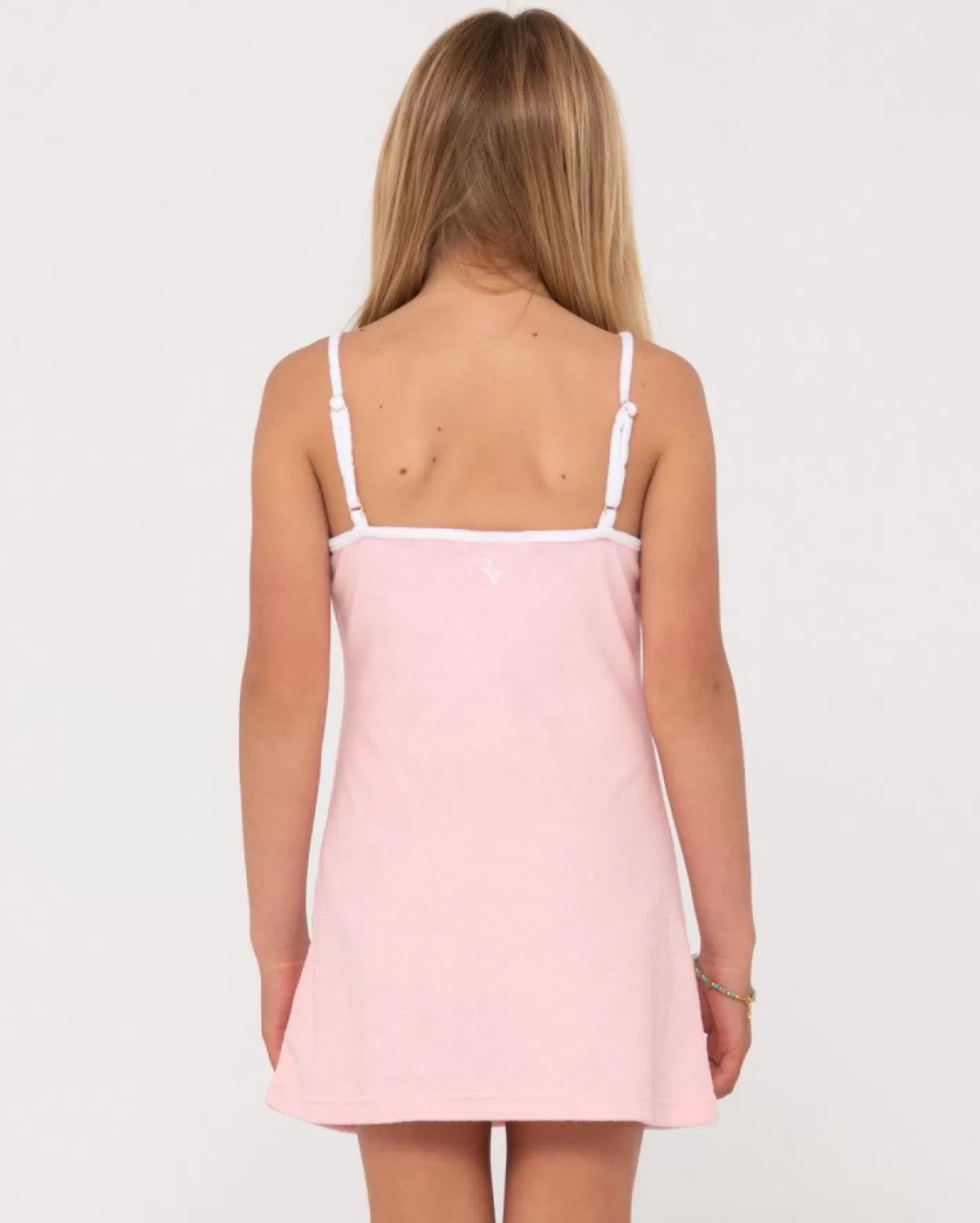 Niños Rusty Minivestido Mala Rizo Rizo Nina