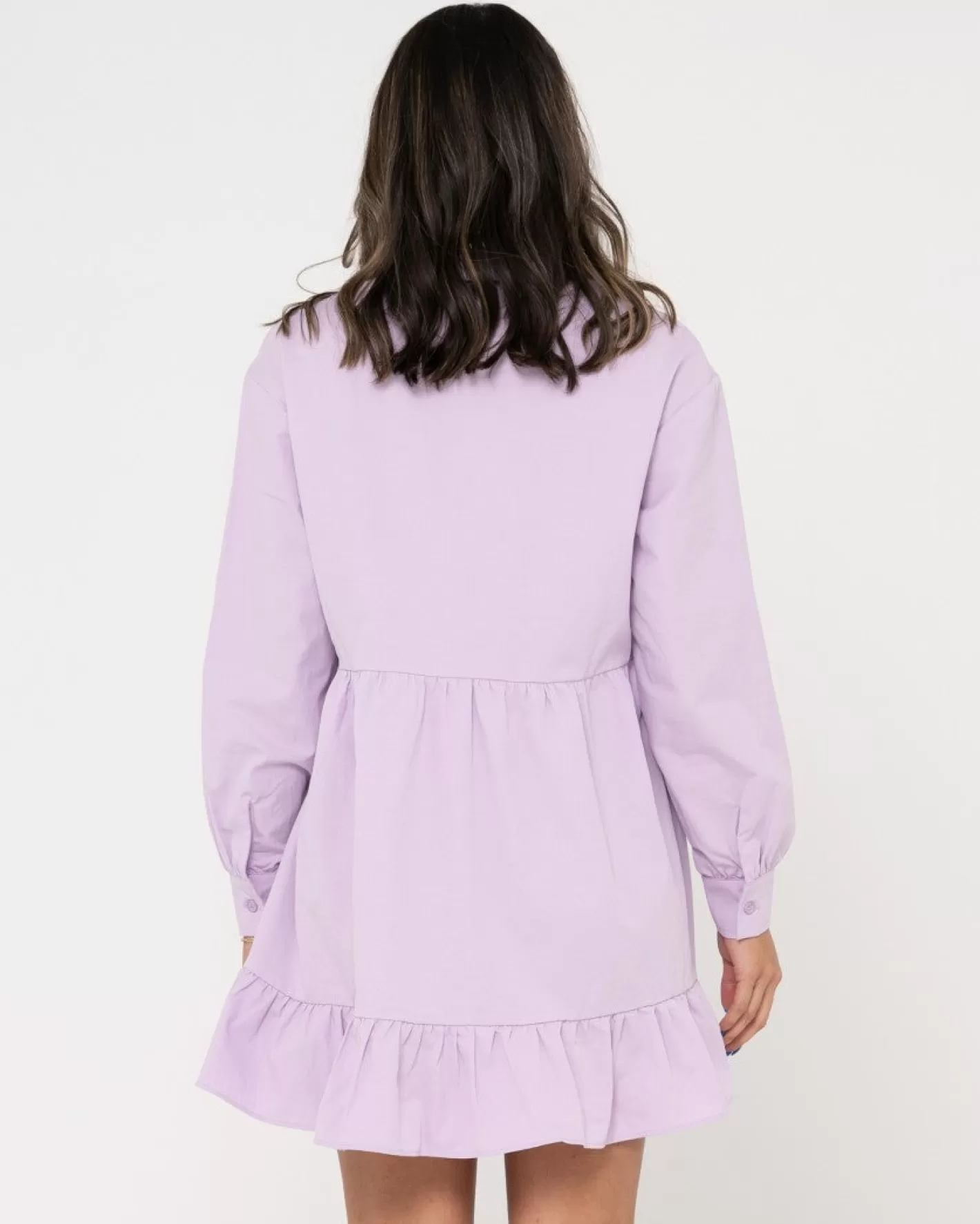 Mujer Rusty Minivestido Popsicle De Manga Larga