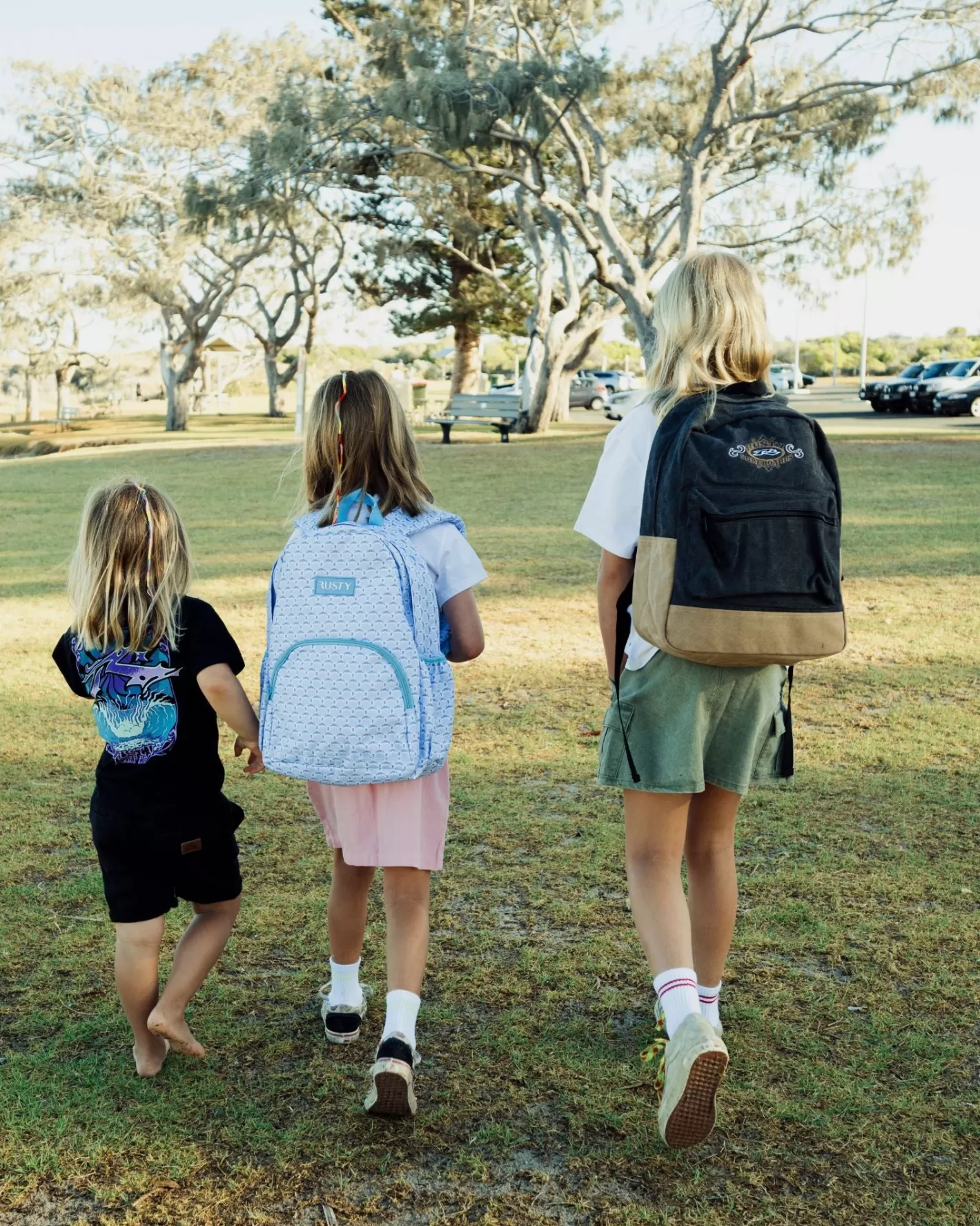 Niños Rusty Mochila Con Estampado De Conchas Conmovedoras