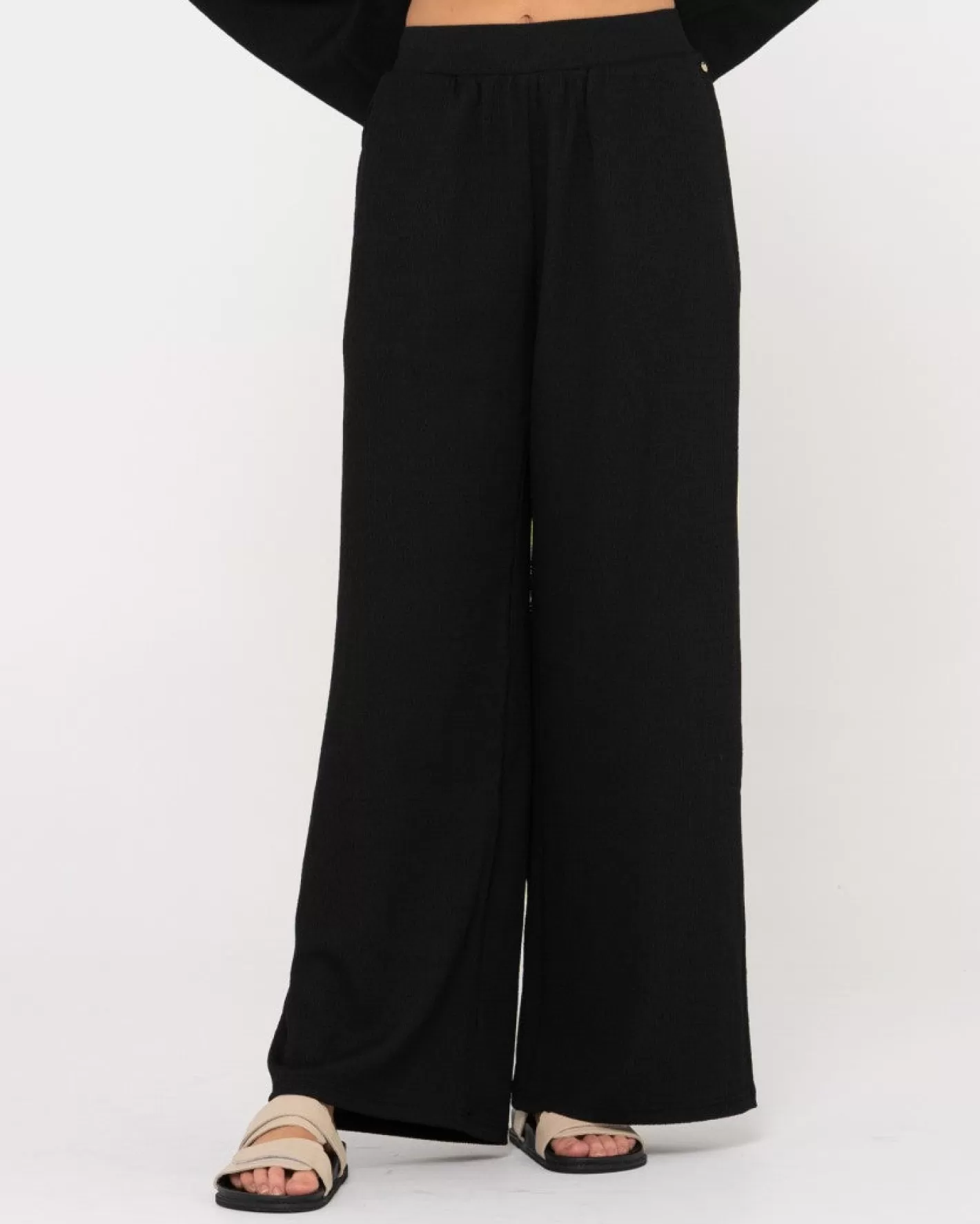 Mujer Rusty Pantalon Ancho De Talle Alto Maeve
