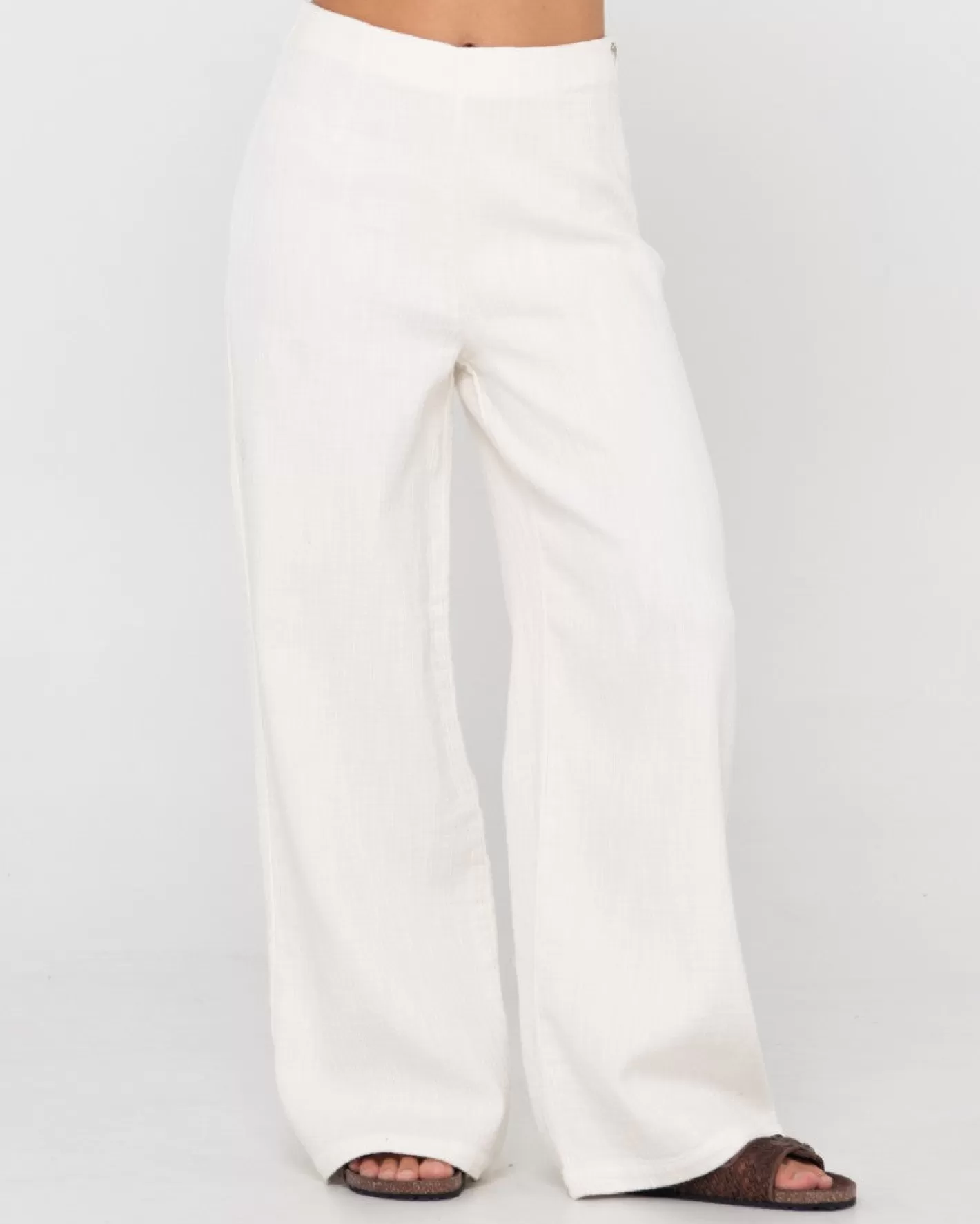 Mujer Rusty Pantalon Ancho De Talle Alto Radiate