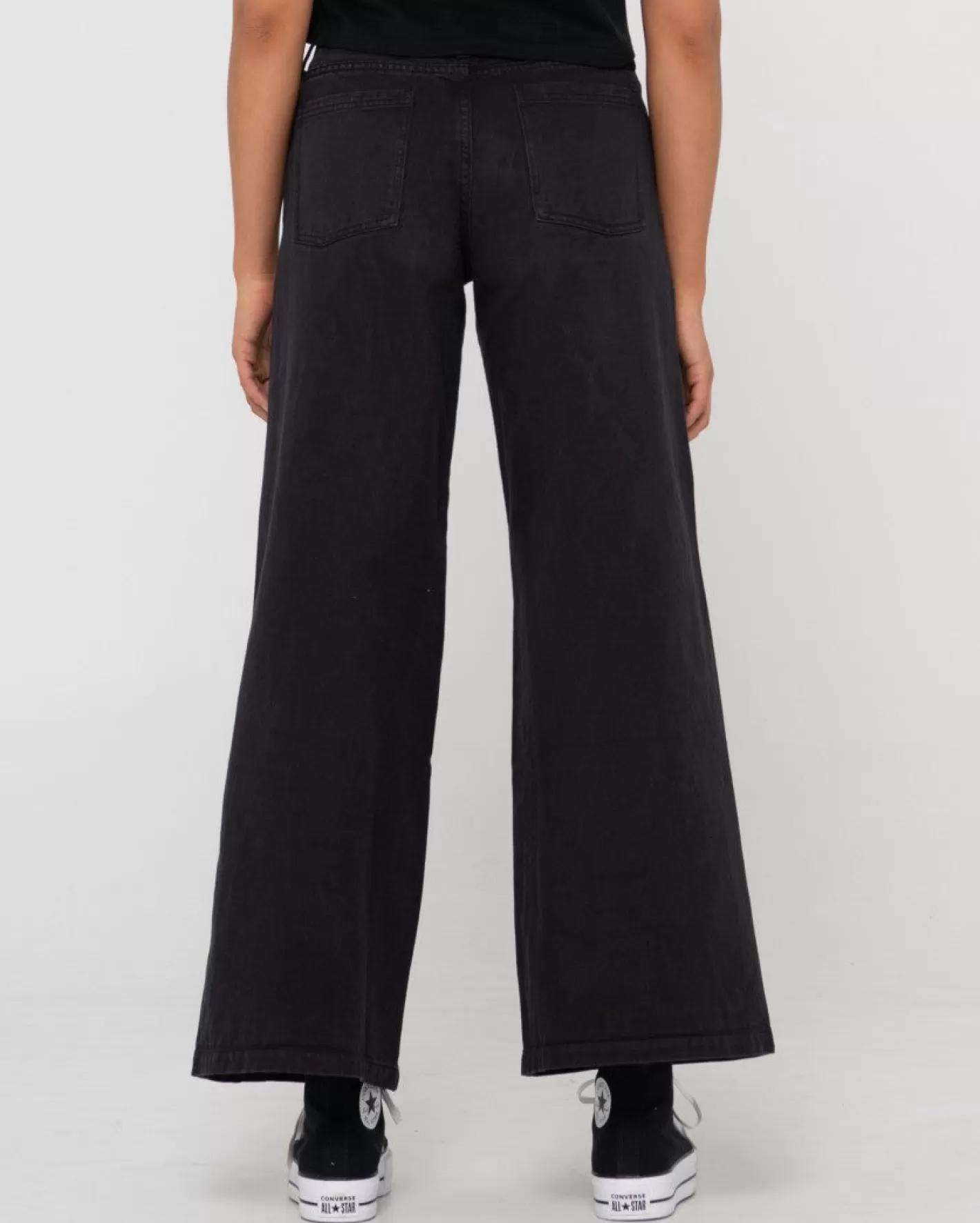 Mujer Rusty Pantalon Ancho De Talle Bajo Hansen