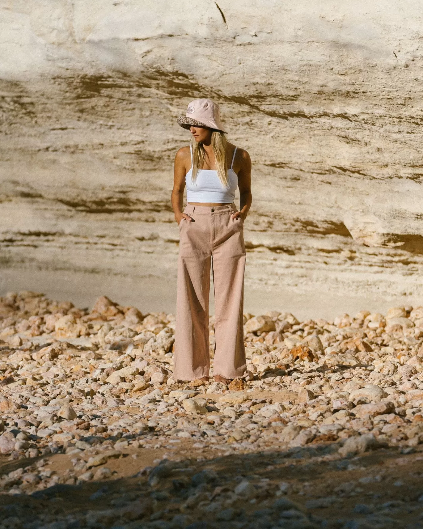 Mujer Rusty Pantalon Ancho Noah