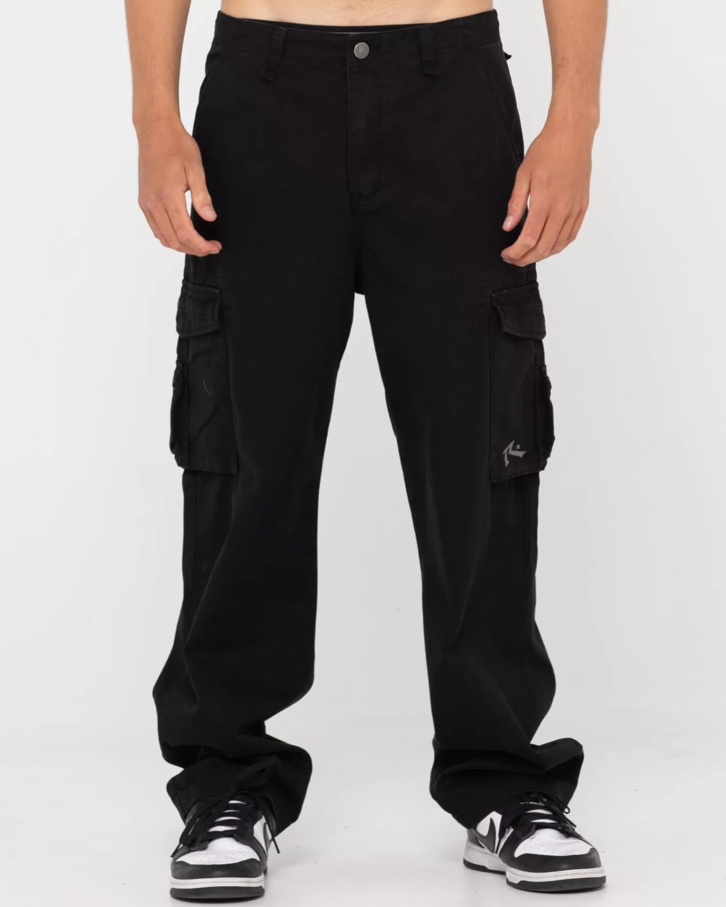 Hombre Rusty Pantalon Cargo De Corte Holgado Sheetya