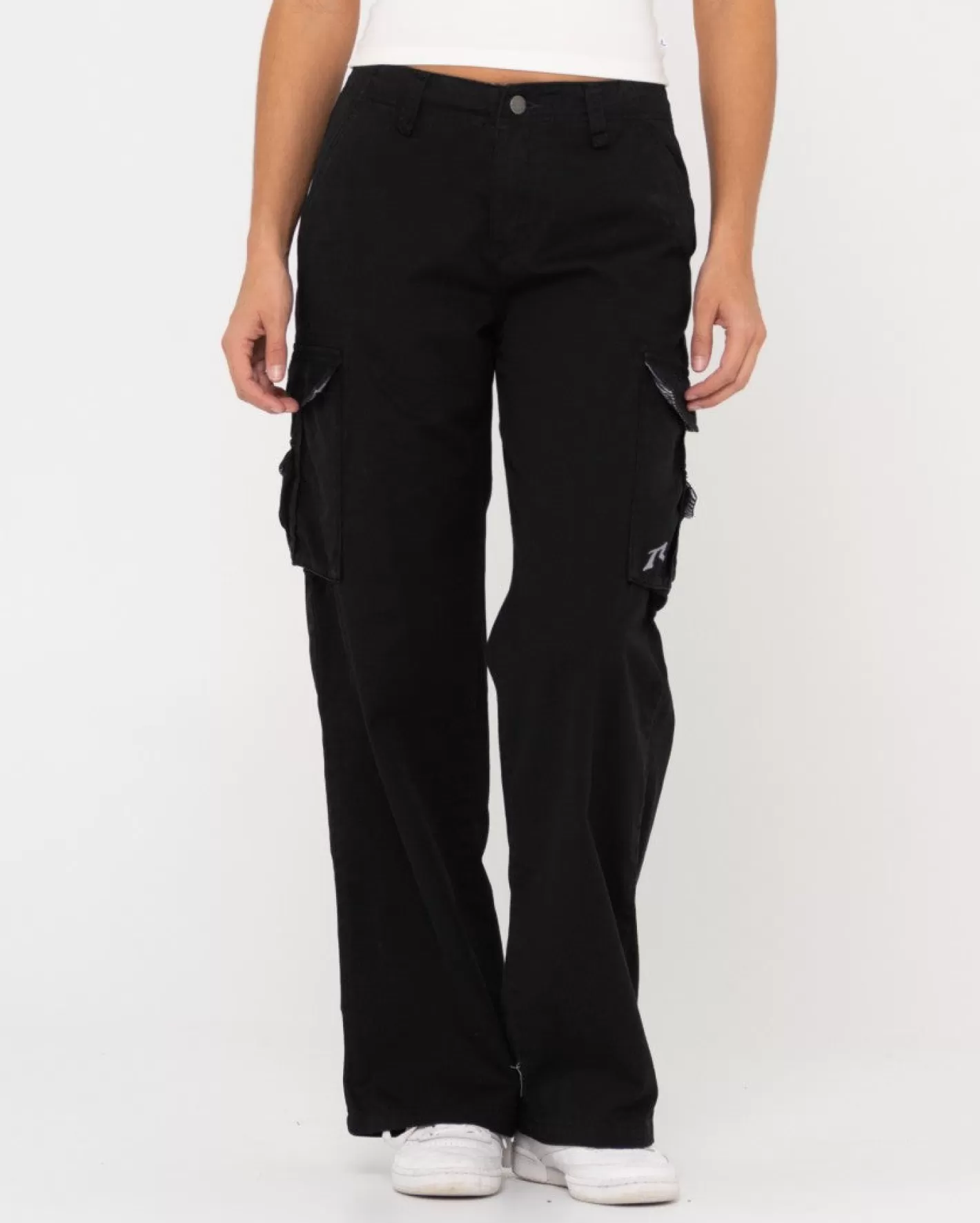 Mujer Rusty Pantalon Cargo De Tiro Bajo Tank Girl