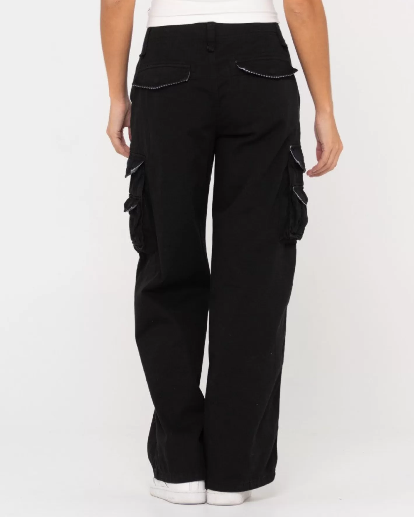 Mujer Rusty Pantalon Cargo De Tiro Bajo Tank Girl