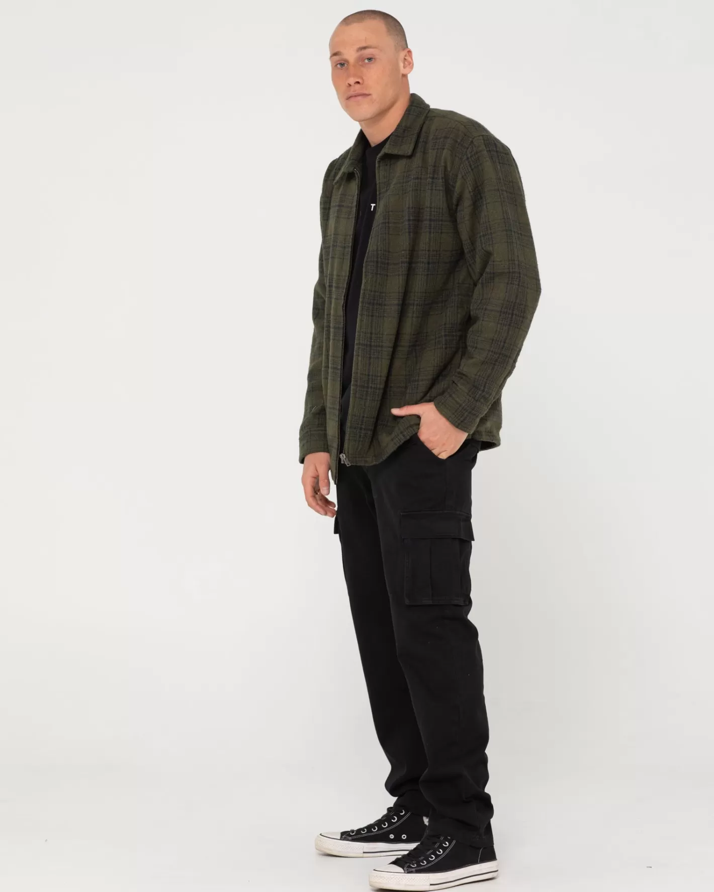 Hombre Rusty Pantalon Cargo Manila De Corte Recto