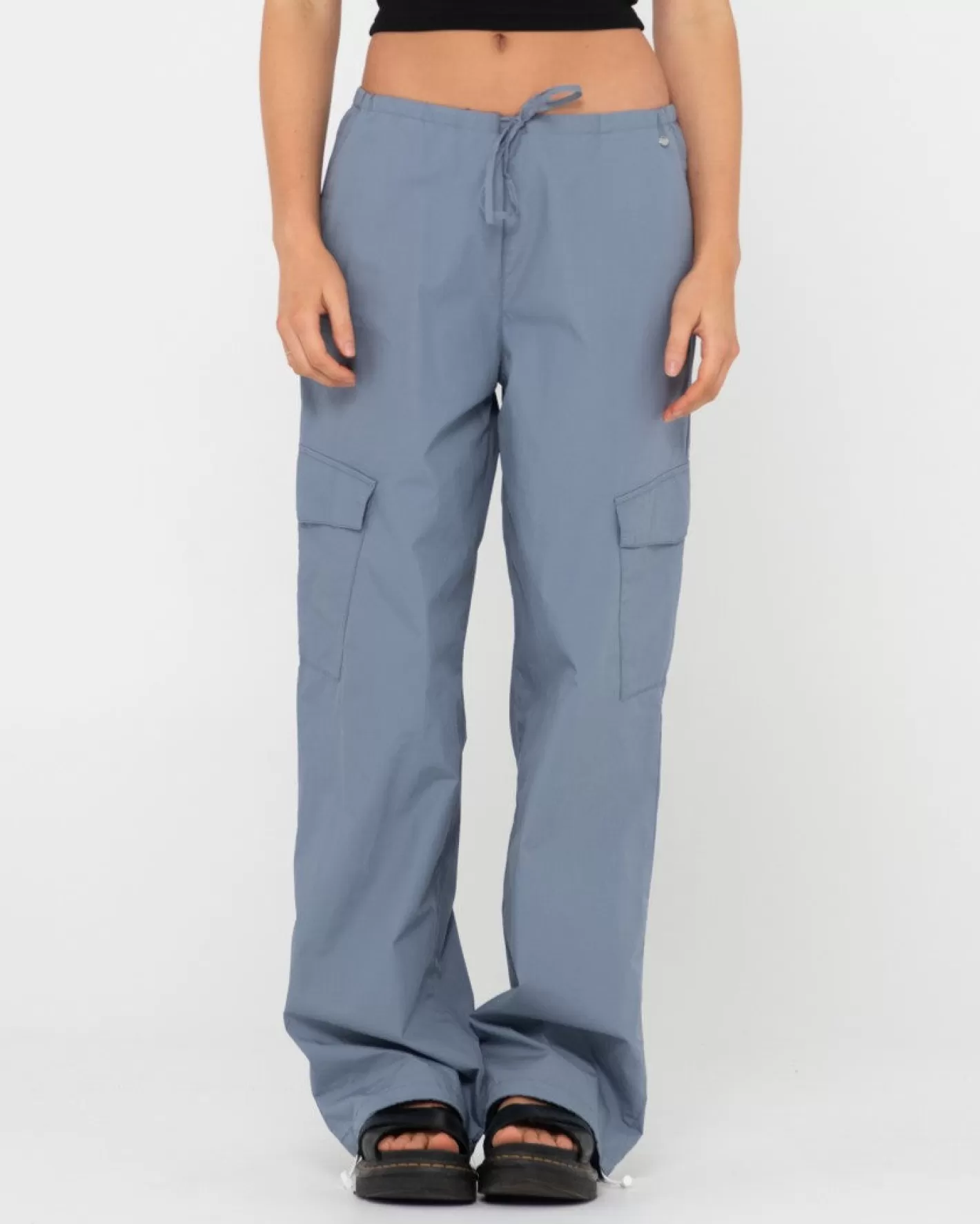 Mujer Rusty Pantalon Cargo Milly De Talle Bajo Y Corte Holgado
