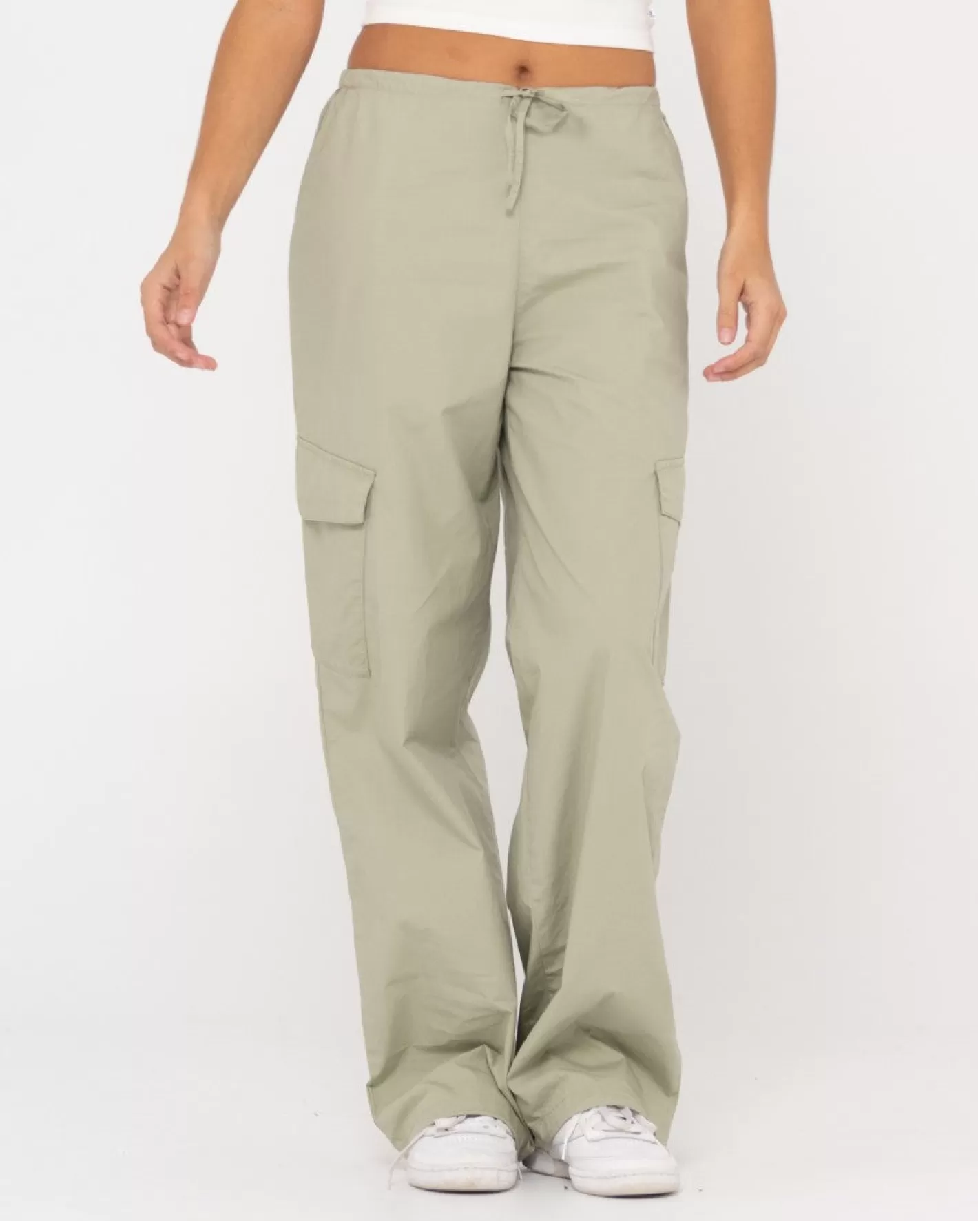 Mujer Rusty Pantalon Cargo Milly De Talle Bajo Y Corte Holgado