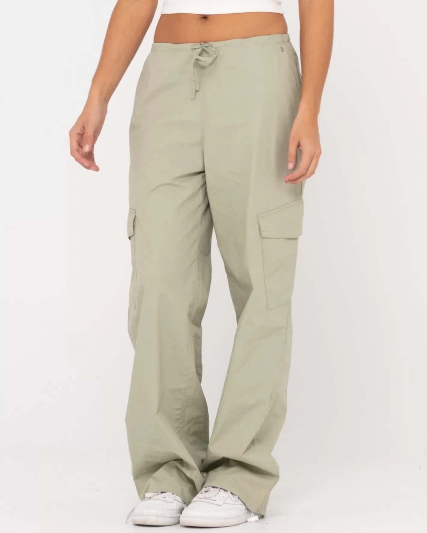 Mujer Rusty Pantalon Cargo Milly De Talle Bajo Y Corte Holgado