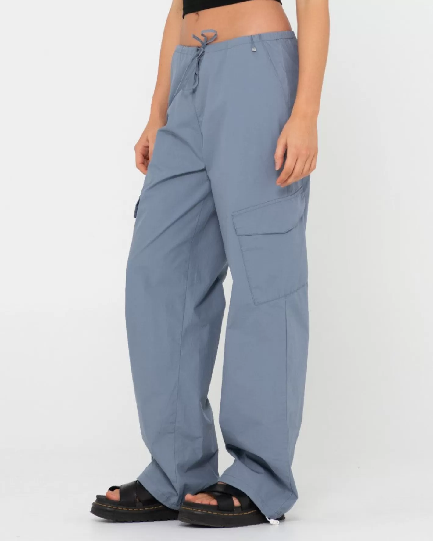 Mujer Rusty Pantalon Cargo Milly De Talle Bajo Y Corte Holgado