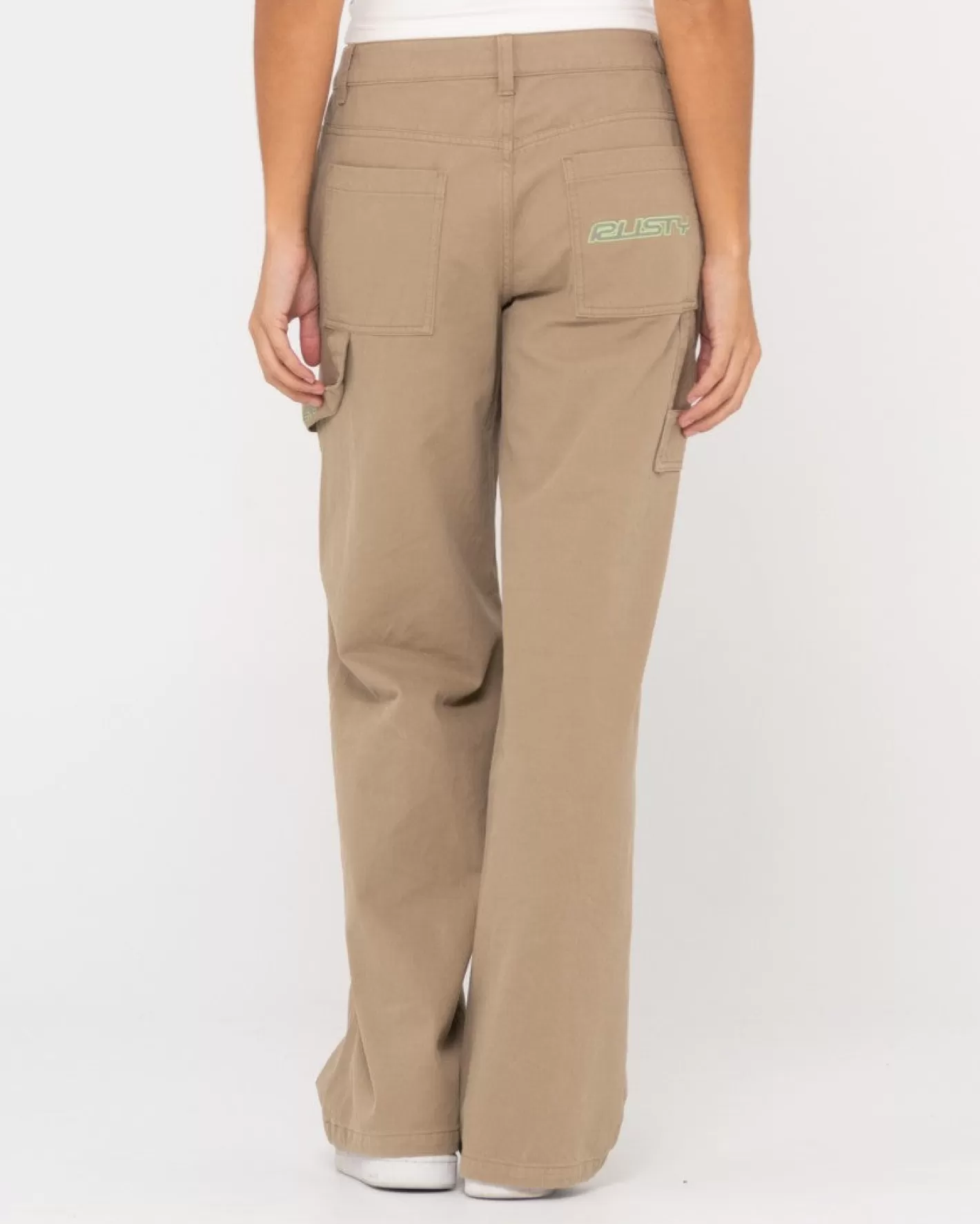 Mujer Rusty Pantalon Carpintero Billie De Talle Bajo