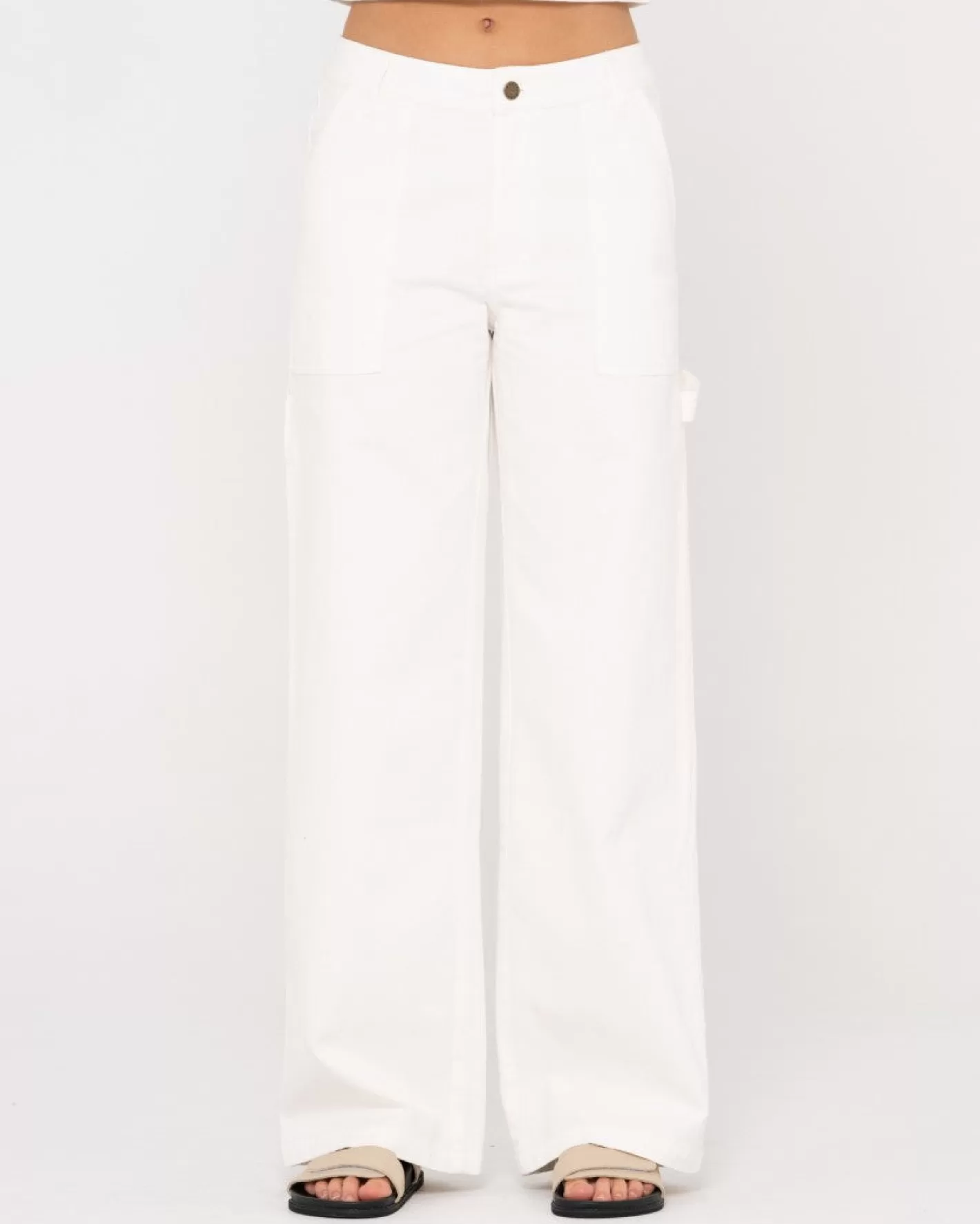 Mujer Rusty Pantalon Carpintero De Talle Medio Billie