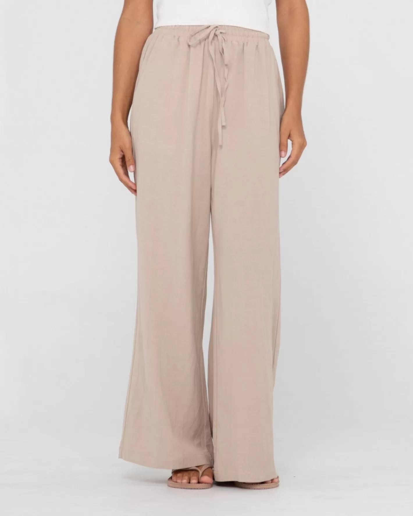Mujer Rusty Pantalon Confort De Talle Alto Alannah
