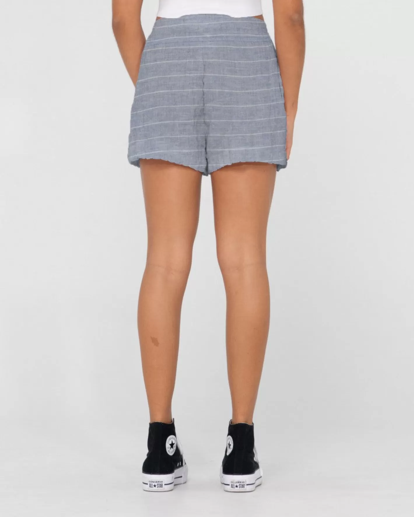 Mujer Rusty Pantalon Corto De Corte Relajado A Rayas Siena