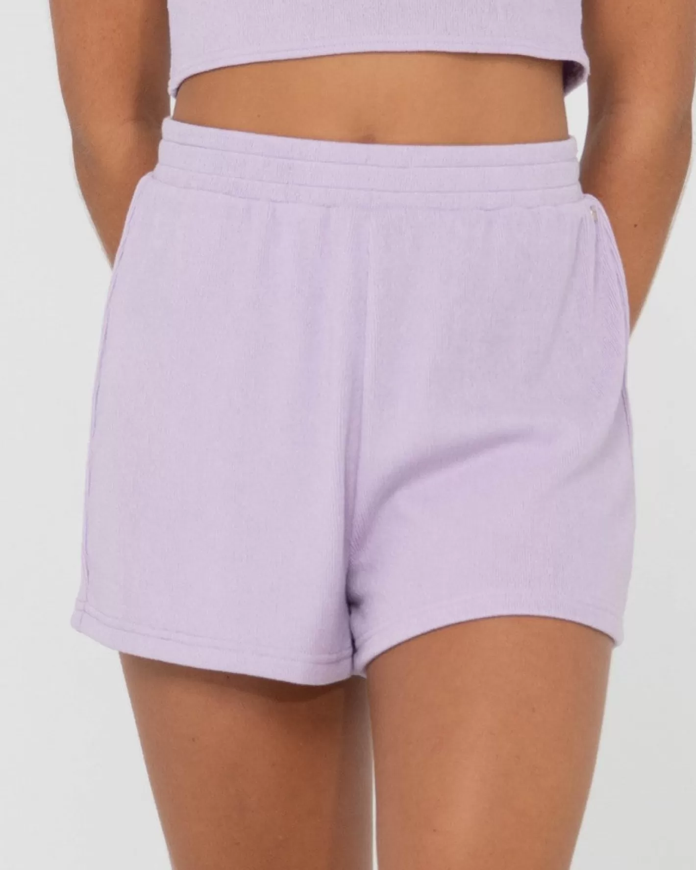 Mujer Rusty Pantalon Corto De Estar Por Casa Elastico De Talle Alto Harlo