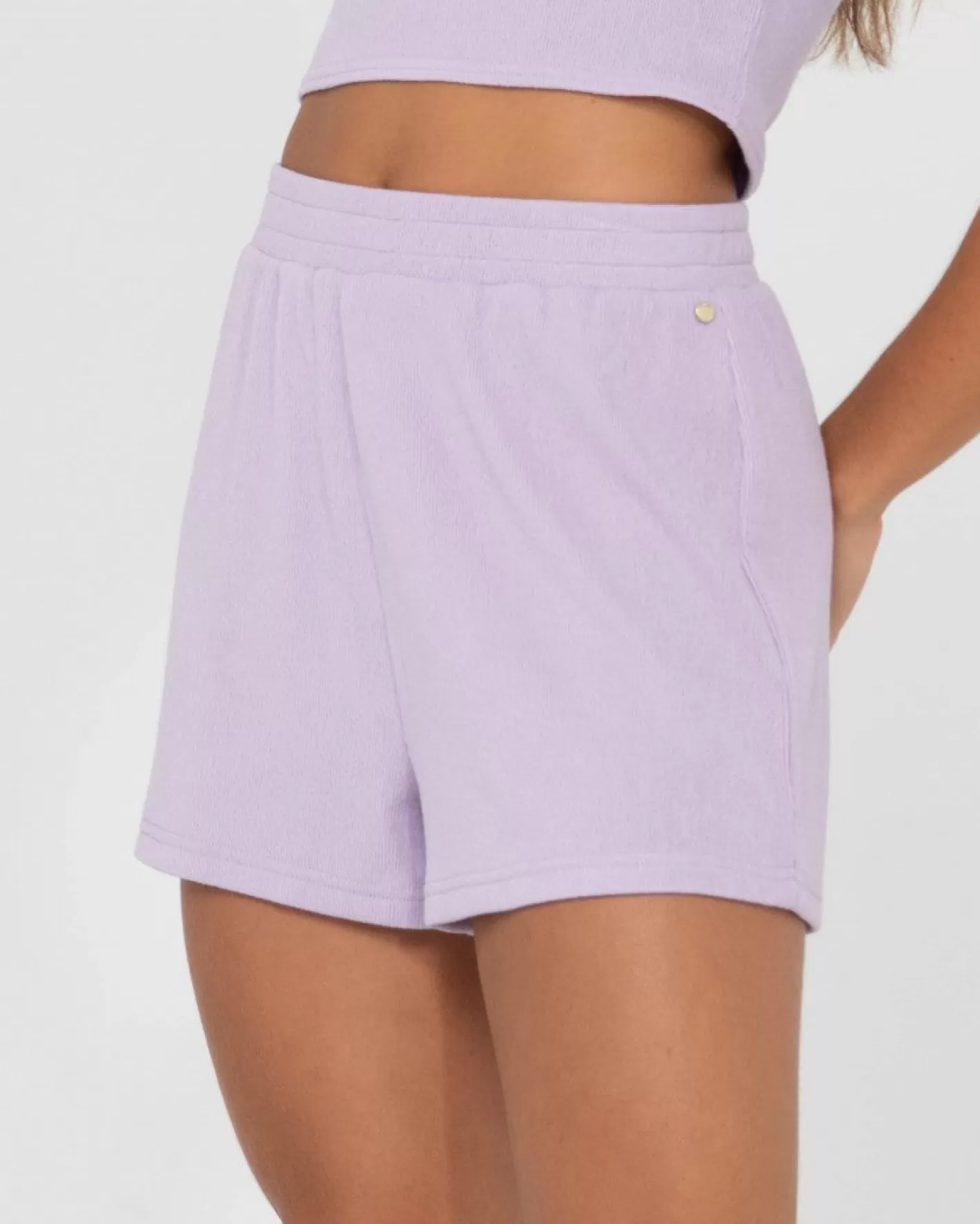 Mujer Rusty Pantalon Corto De Estar Por Casa Elastico De Talle Alto Harlo