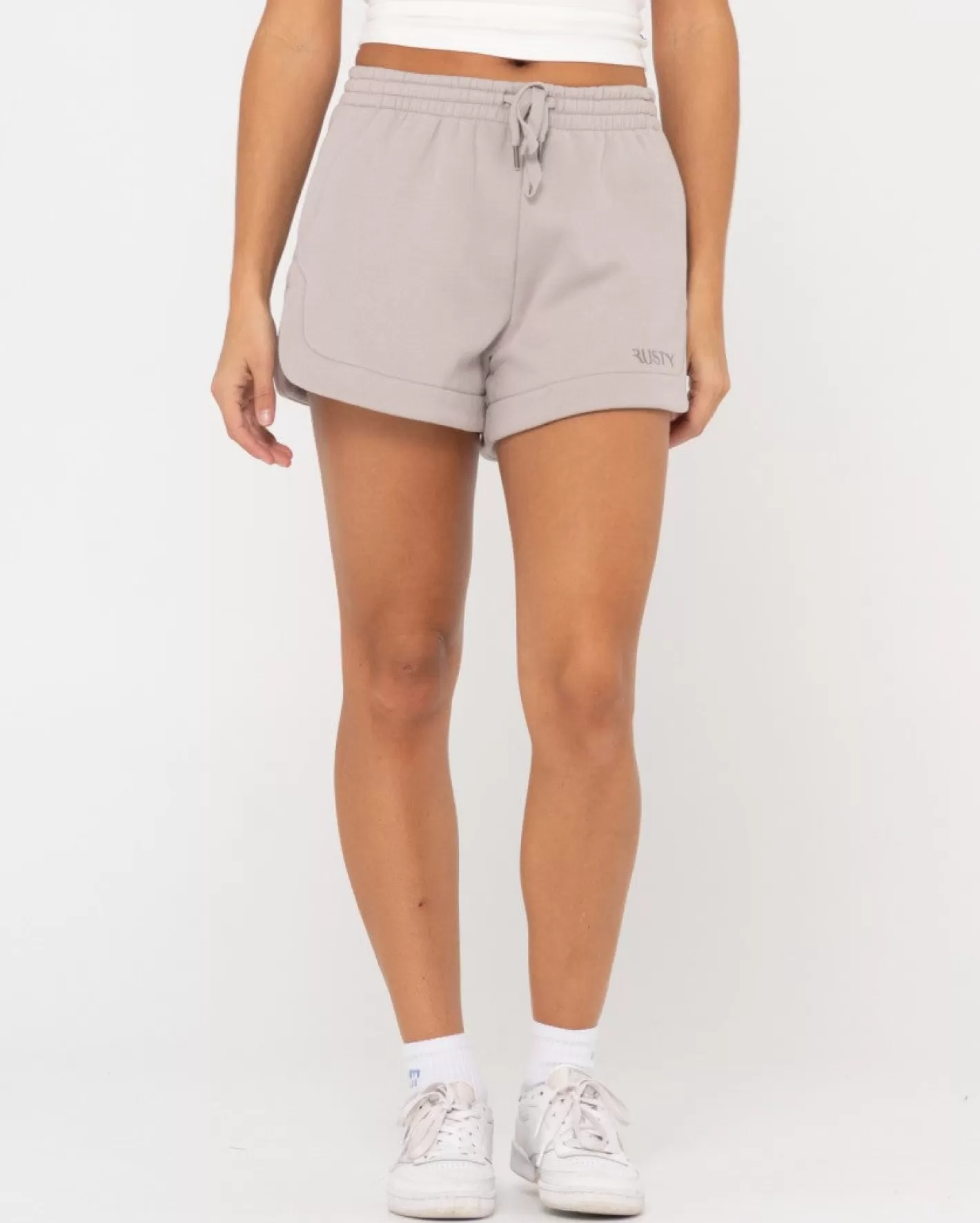 Mujer Rusty Pantalon Corto De Polar Con Firma