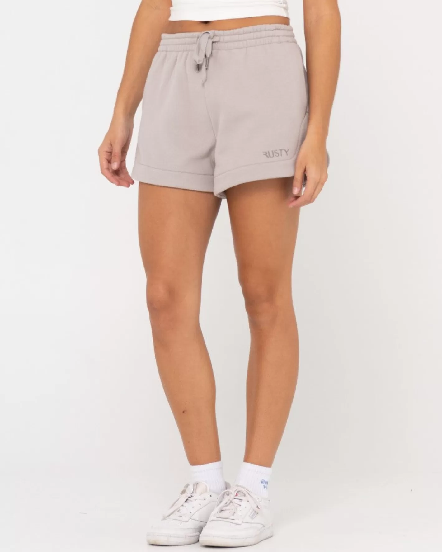 Mujer Rusty Pantalon Corto De Polar Con Firma