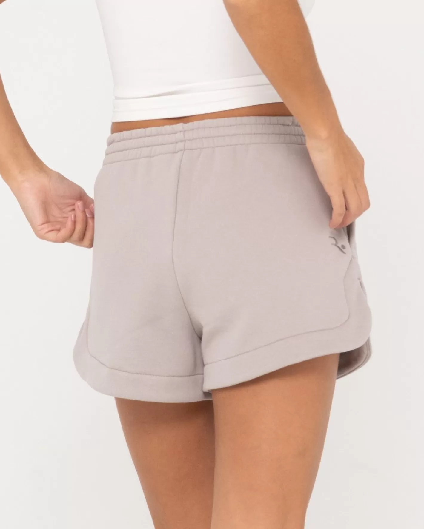 Mujer Rusty Pantalon Corto De Polar Con Firma