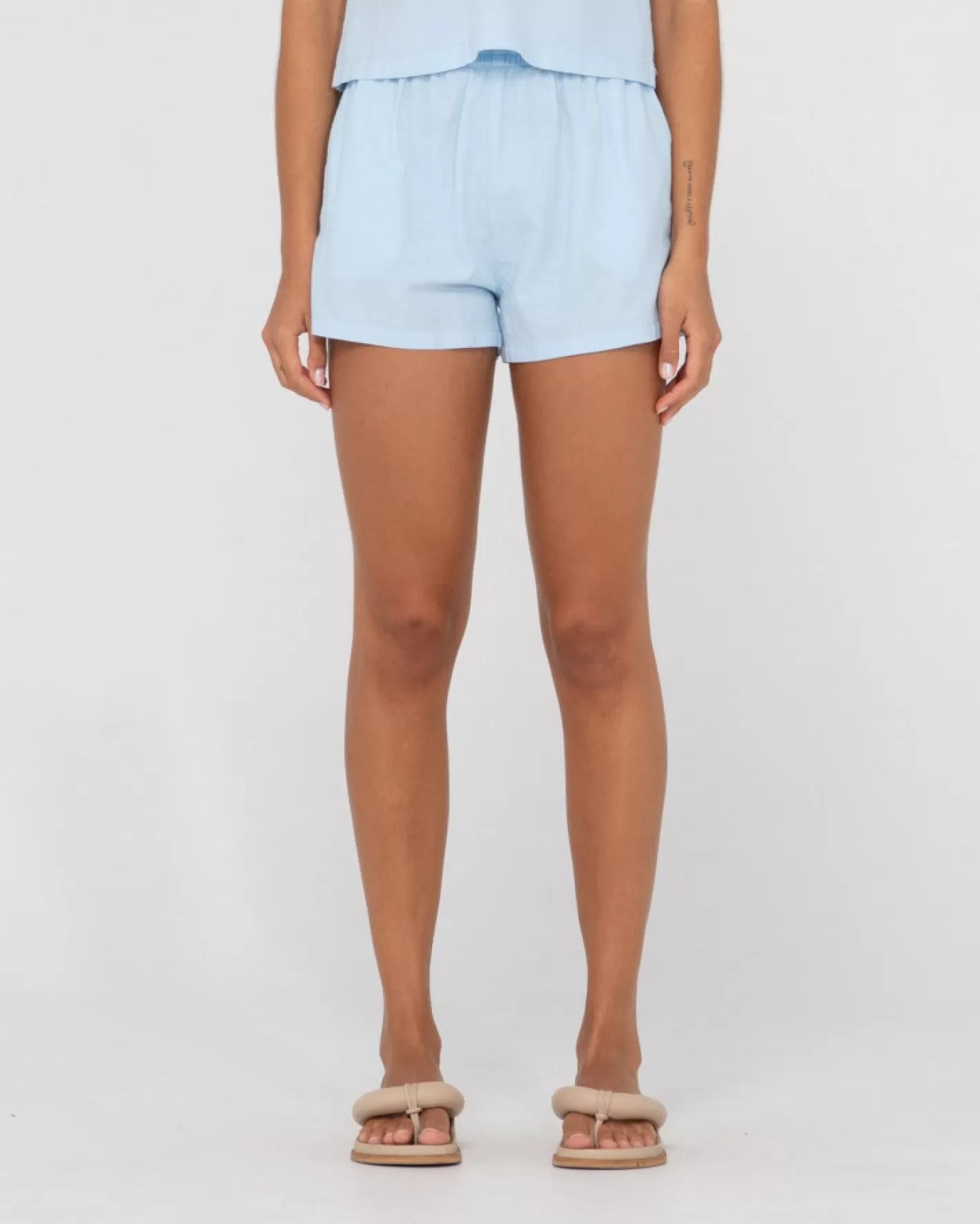 Mujer Rusty Pantalon Corto De Salon De Ajuste Relajado Sweet Water