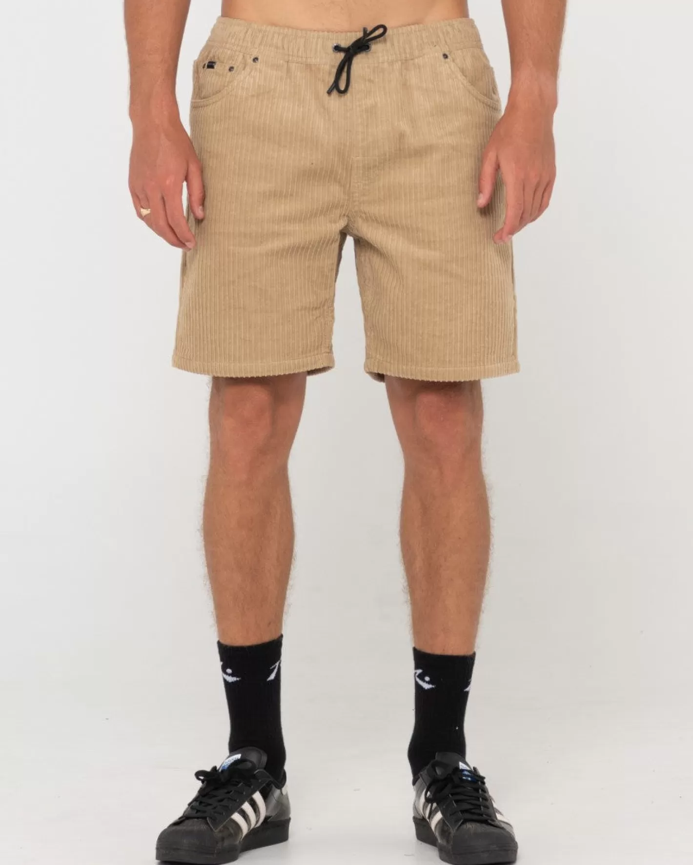 Hombre Rusty Pantalon Corto Elastico Alto Y Bajo Rifts