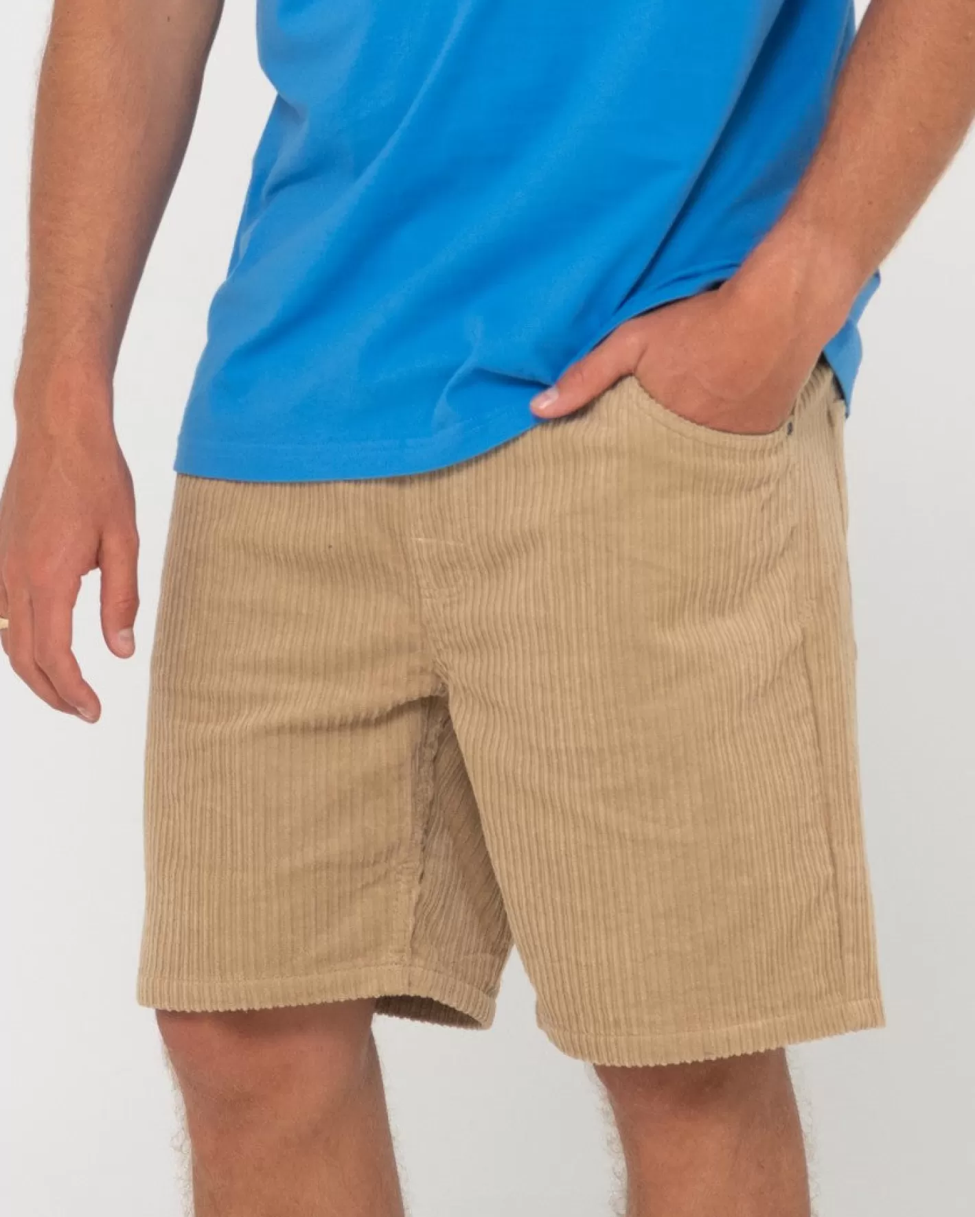 Hombre Rusty Pantalon Corto Elastico Alto Y Bajo Rifts