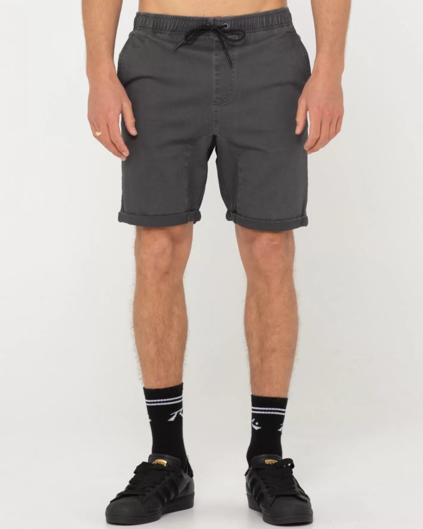 Hombre Rusty Pantalon Corto Elastico Enganchado