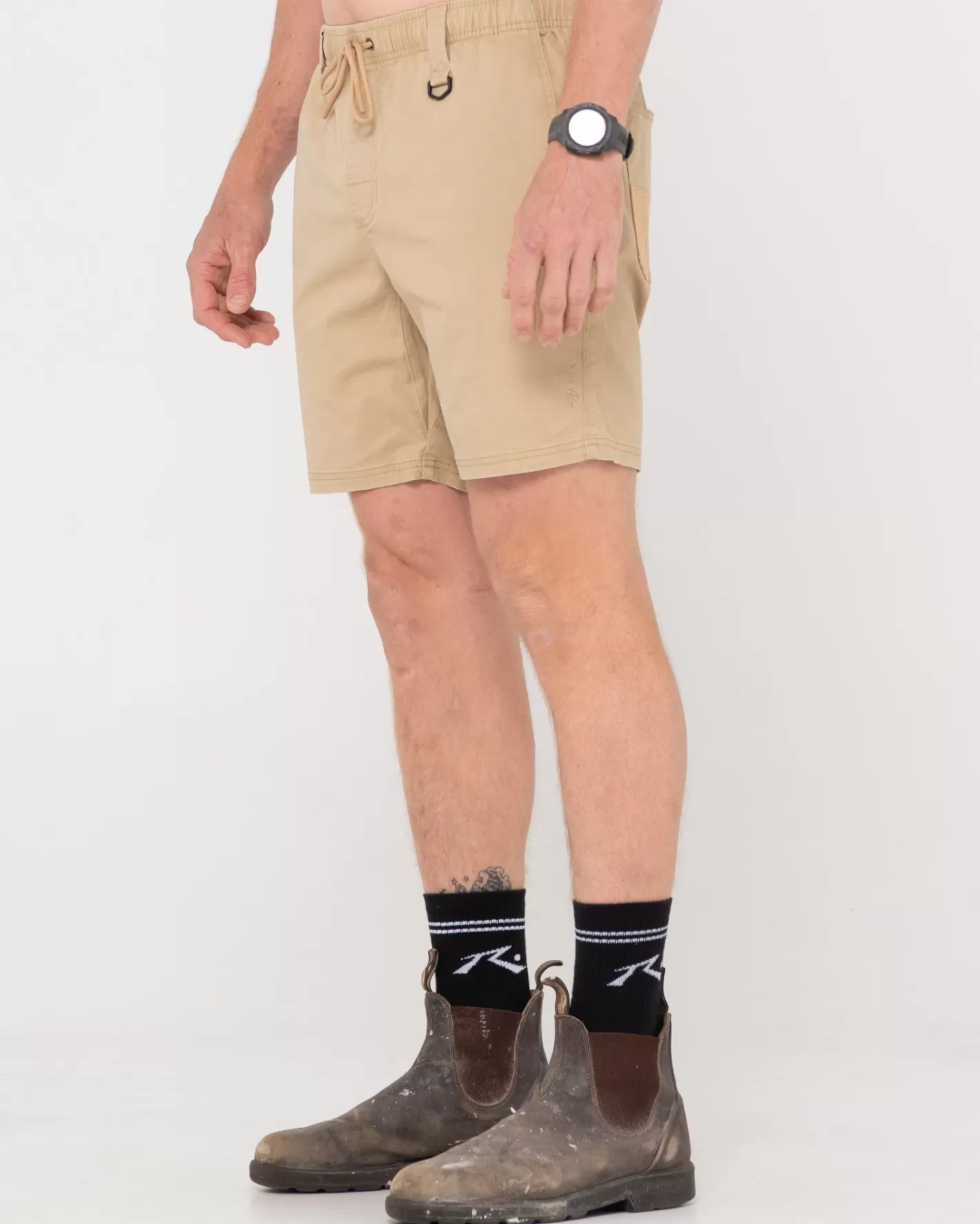 Rusty Pantalon Corto Elastico Para Levantamientos Pesados