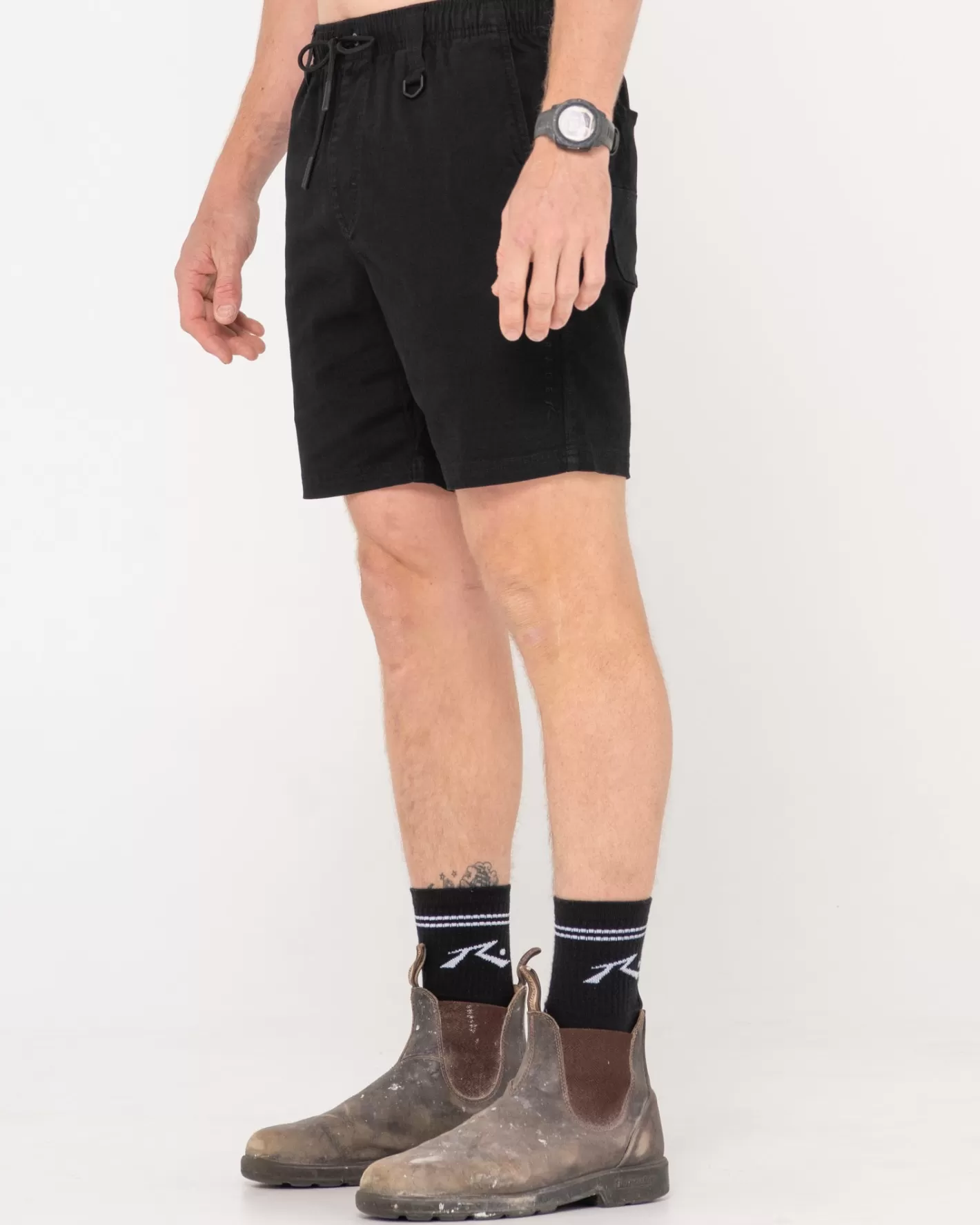 Rusty Pantalon Corto Elastico Para Levantamientos Pesados