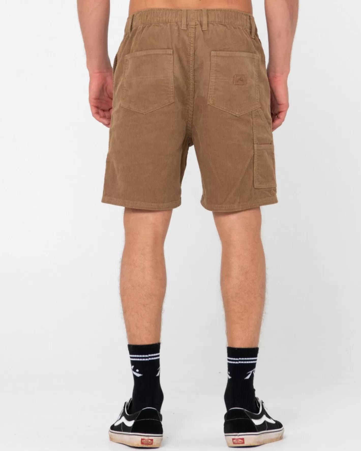 Hombre Rusty Pantalon Corto Elastico Rigglet Cord Workwear