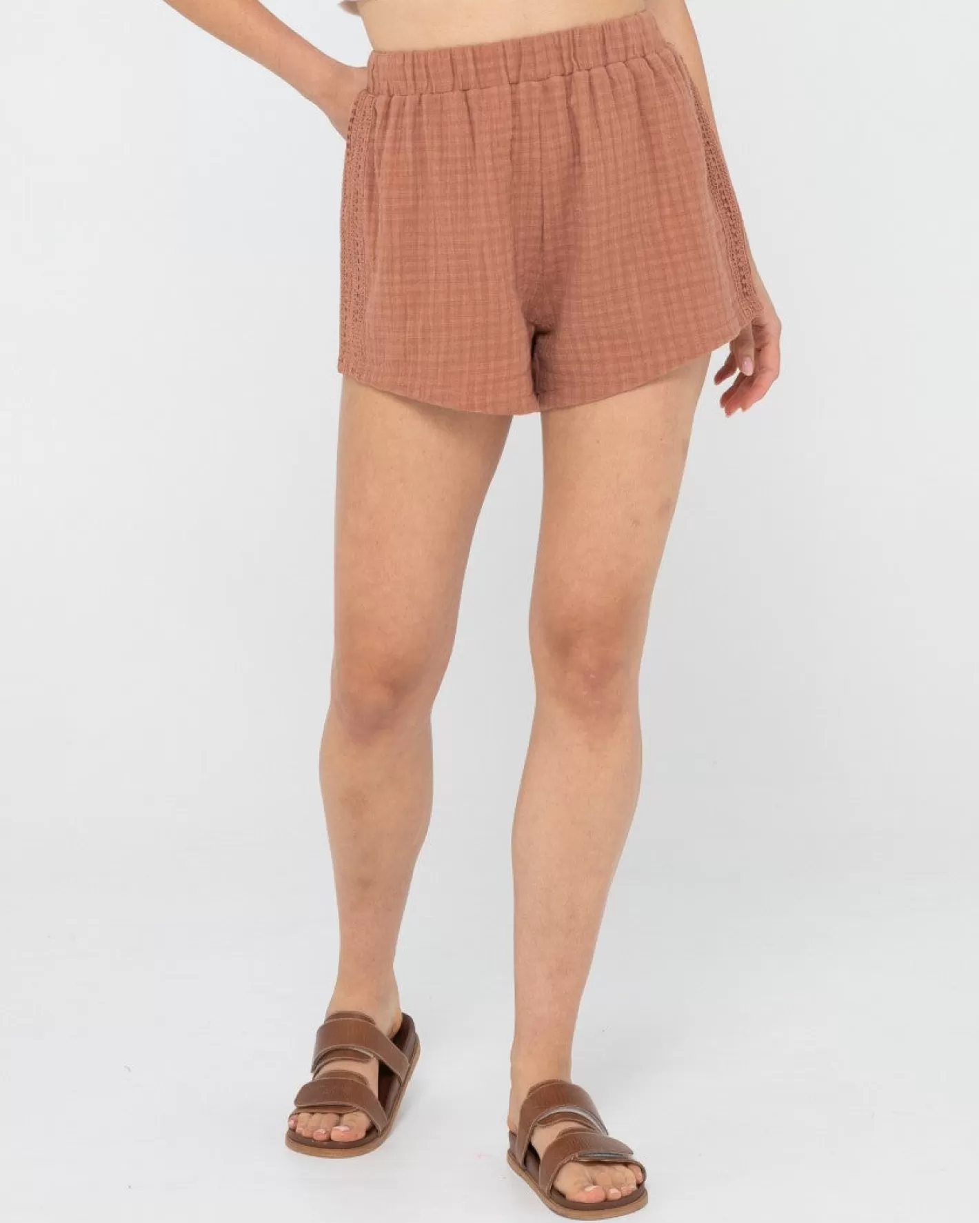 Mujer Rusty Pantalon Corto Elastico Sundowner