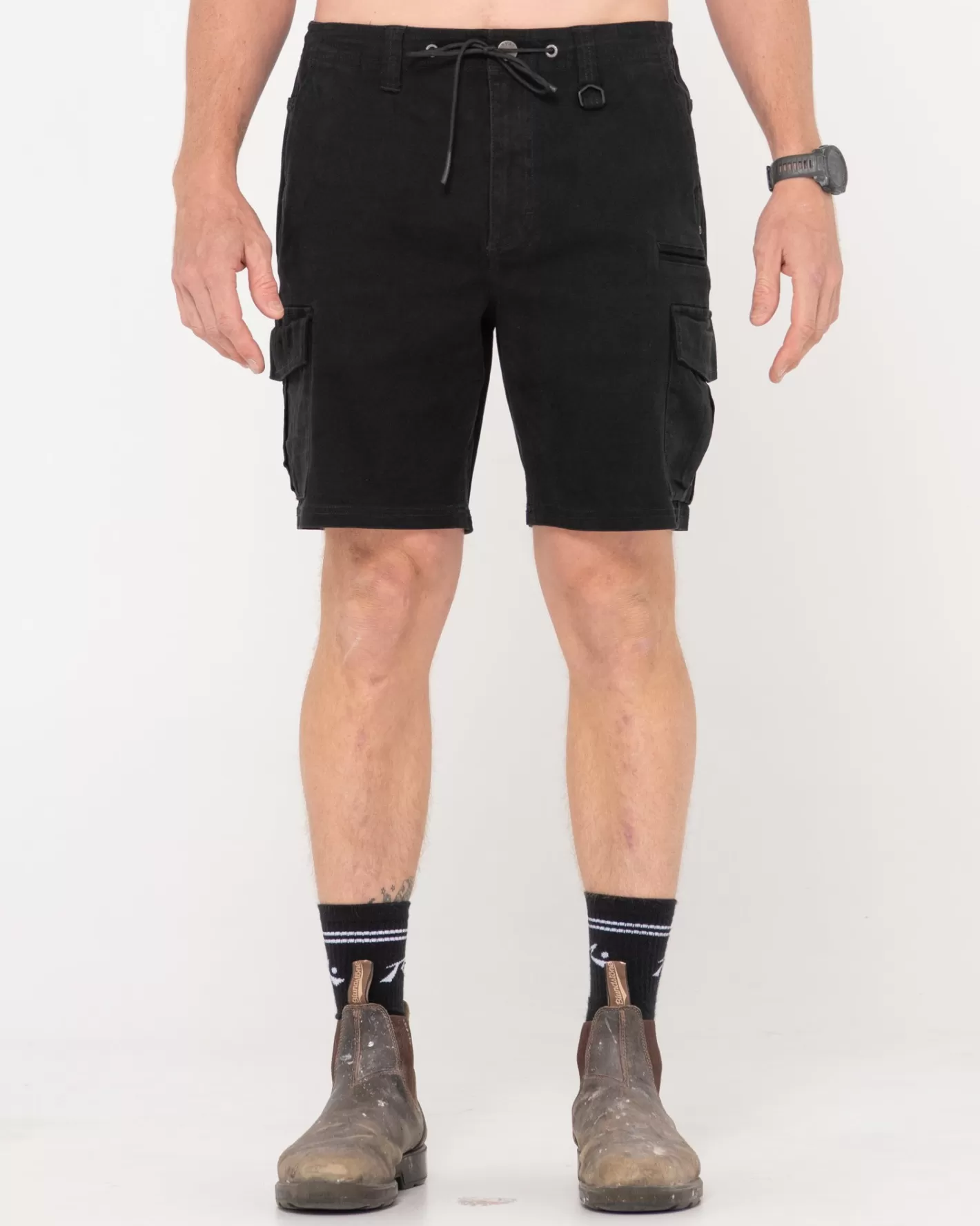 Rusty Pantalon Corto Tipo Cargo Pesado Obligation
