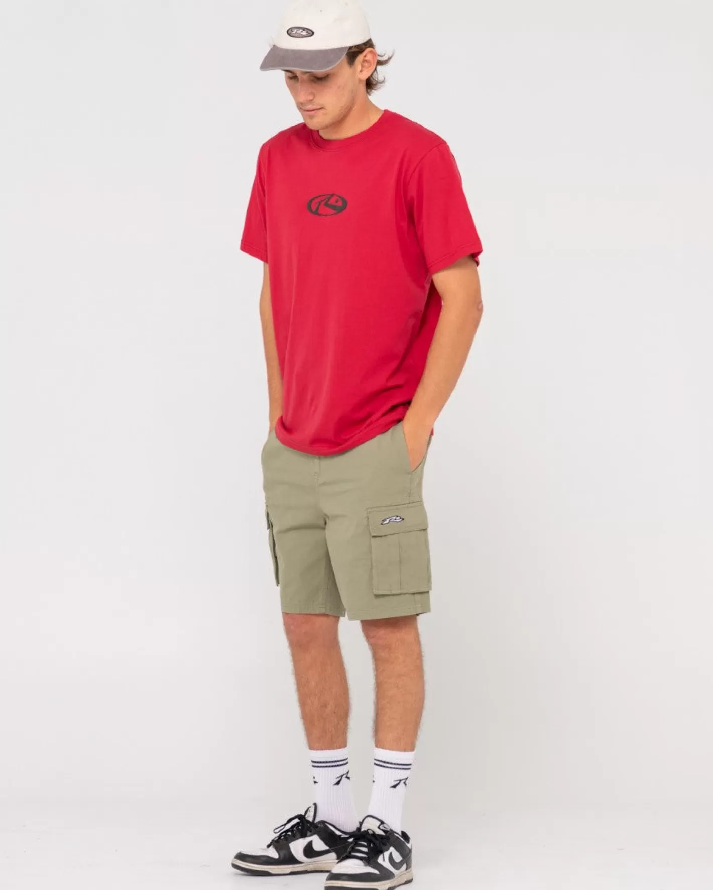 Hombre Rusty Pantalon Corto Tipo Cargo Sheet The Bed 2.0