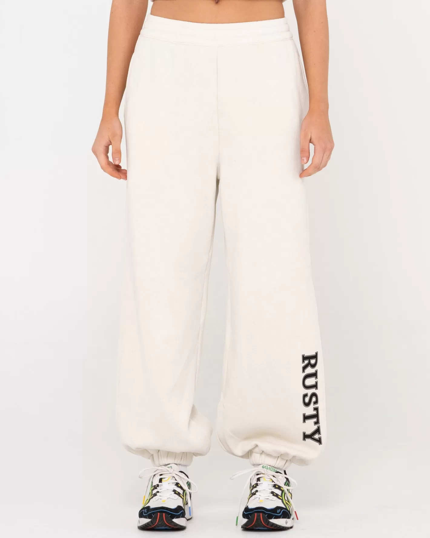 Mujer Rusty Pantalon De Chandal Extragrande De Talle Alto
