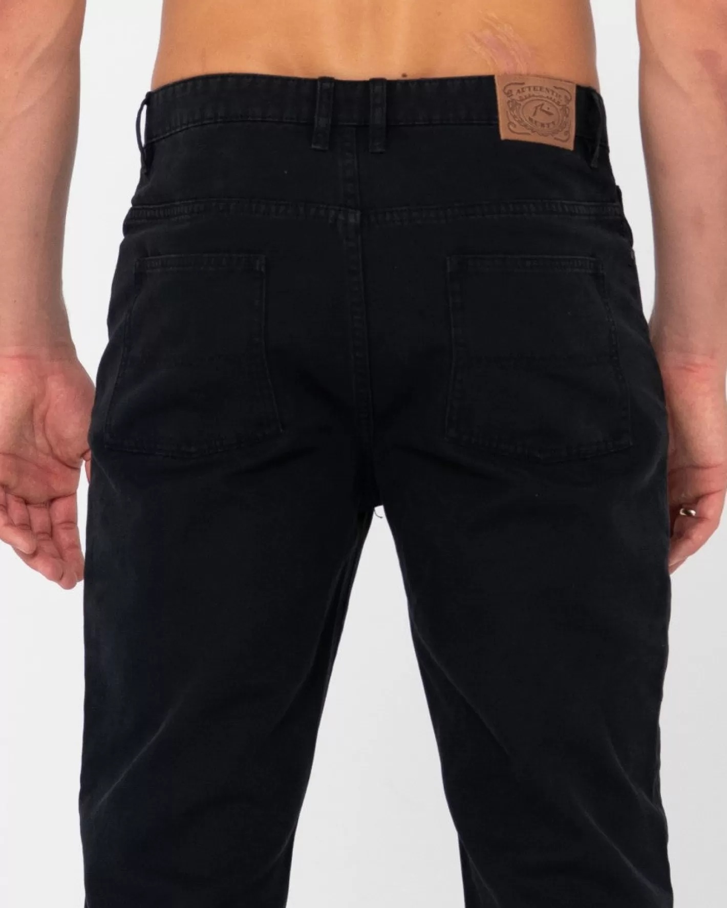 Hombre Rusty Pantalon De Corte Recto Con 5 Bolsillos The Bruce