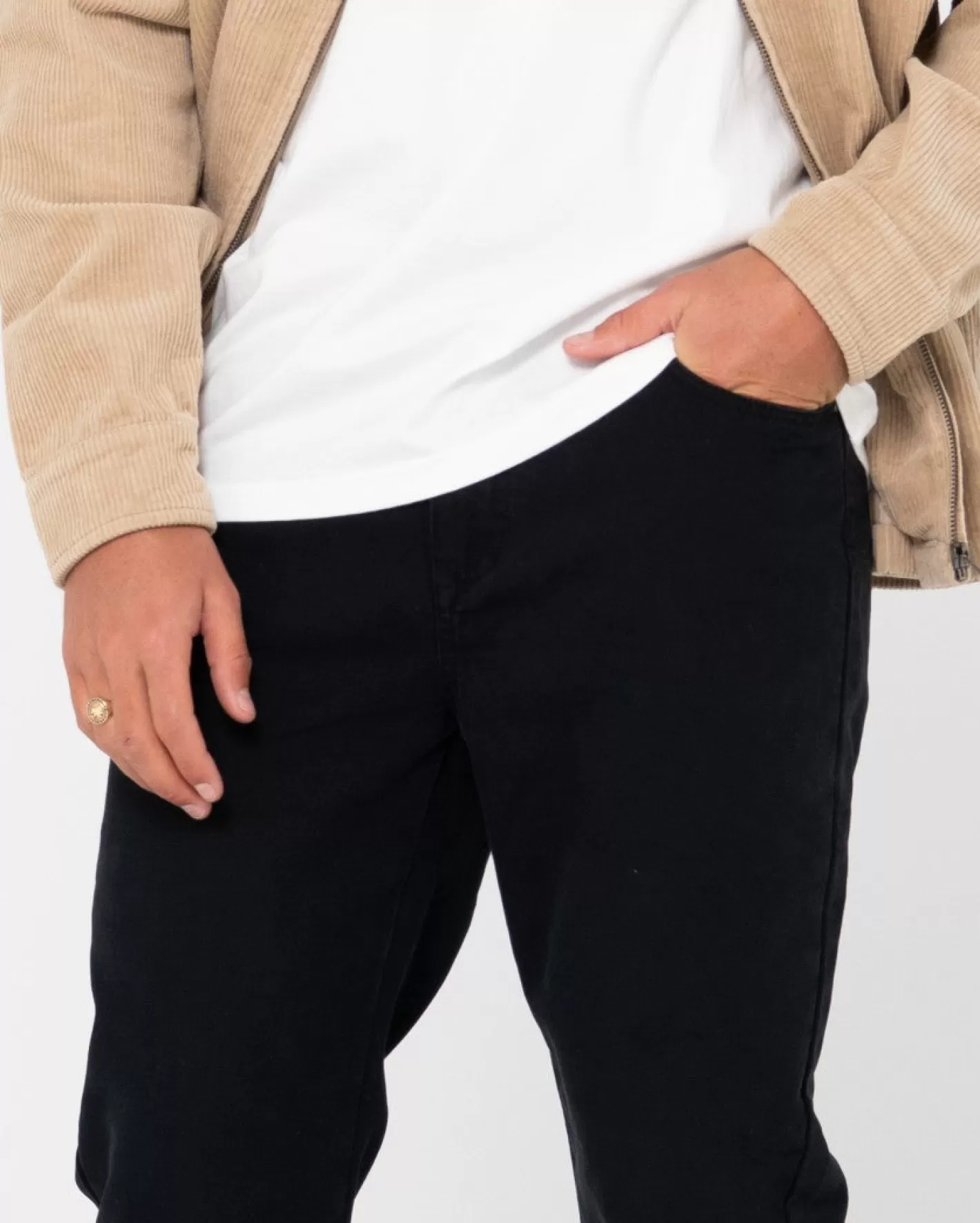 Hombre Rusty Pantalon De Corte Recto Con 5 Bolsillos The Bruce