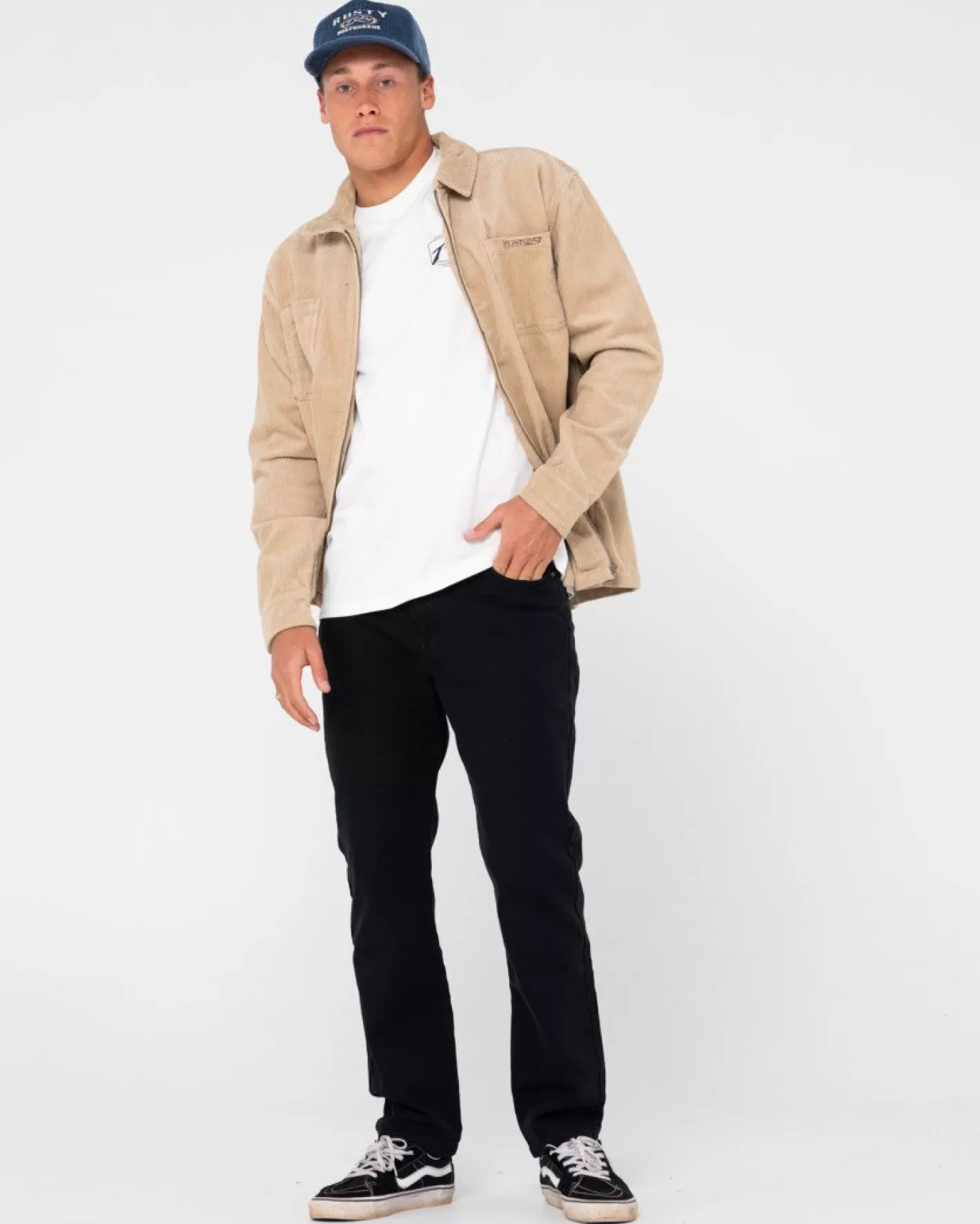 Hombre Rusty Pantalon De Corte Recto Con 5 Bolsillos The Bruce