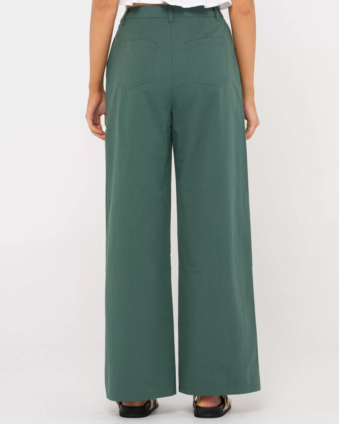 Mujer Rusty Pantalon De Corte Relajado Y Talle Alto Popsicle