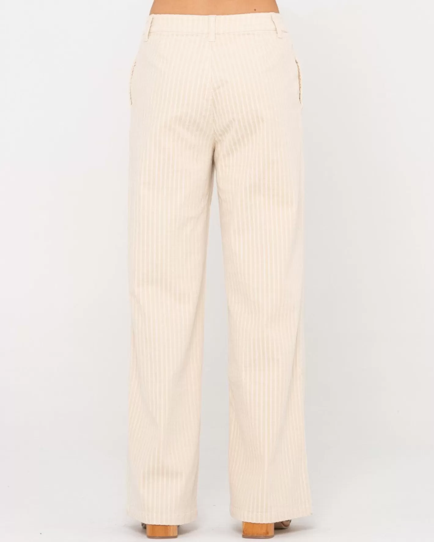 Mujer Rusty Pantalon De Pana Con Pernera Ancha Y Talle Alto Amanda