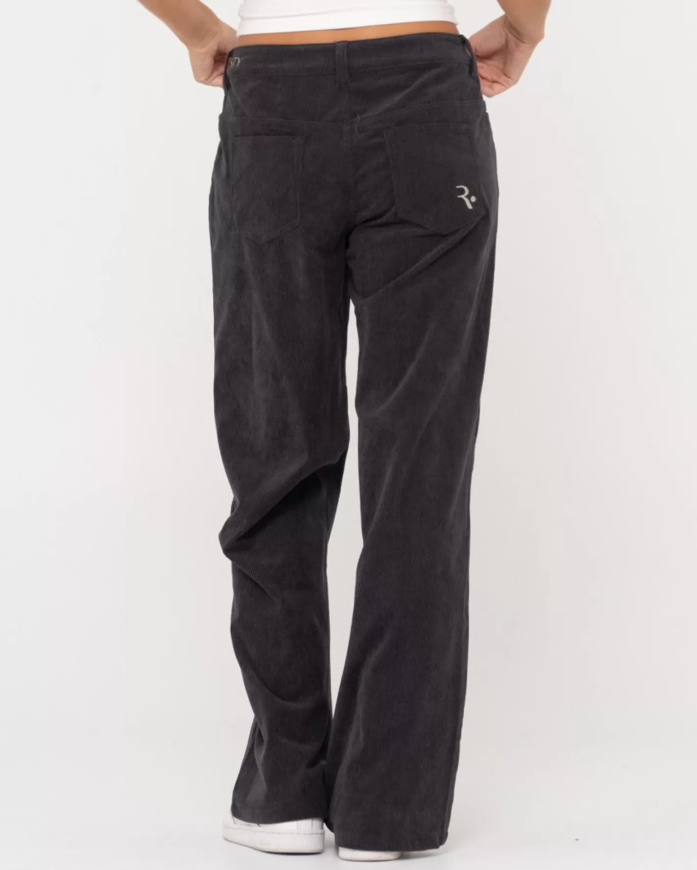 Mujer Rusty Pantalon De Pana Con Pernera Ancha Y Tiro Bajo The Secret
