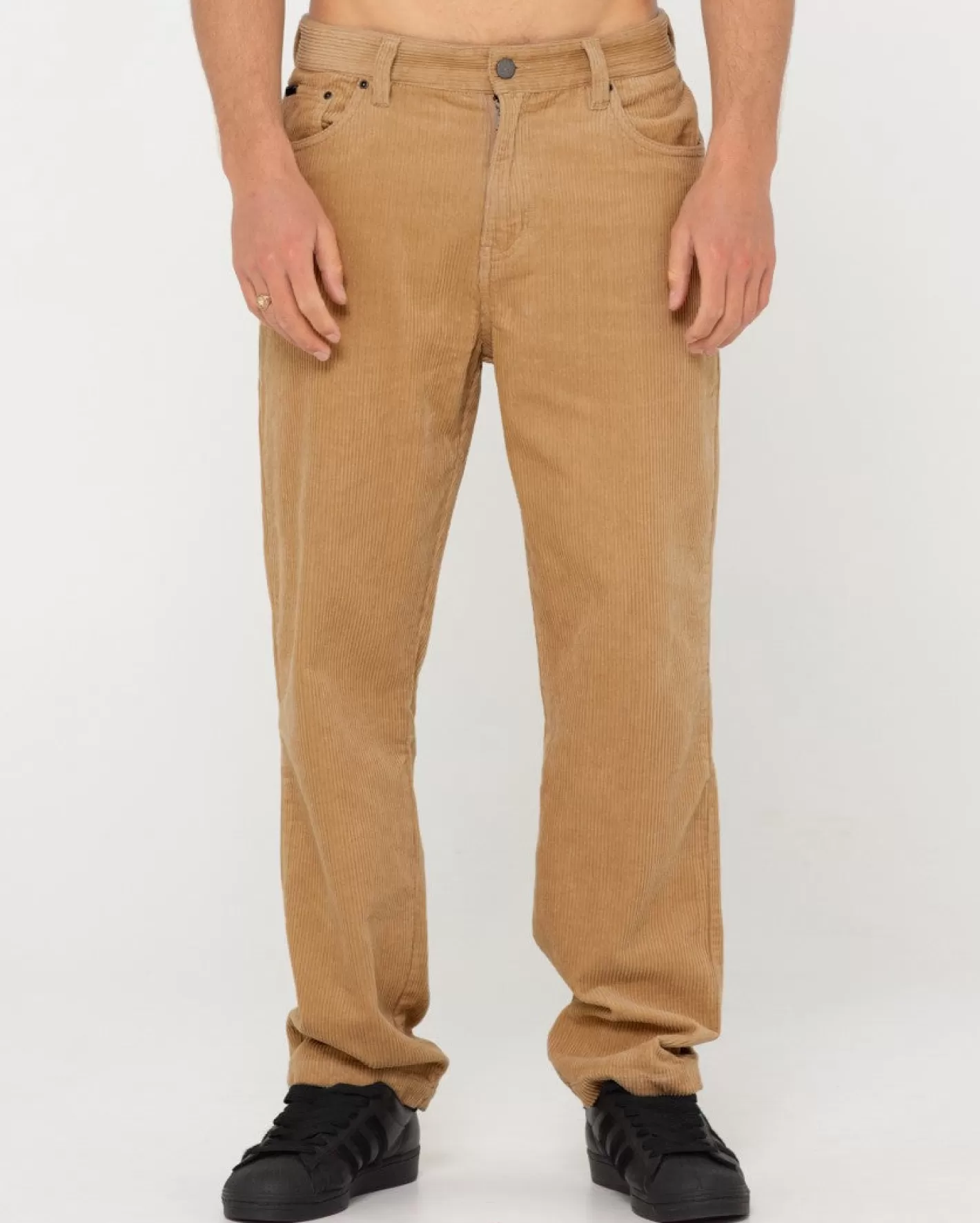Hombre Rusty Pantalon De Pana De Corte Recto Con 5 Bolsillos Rifts