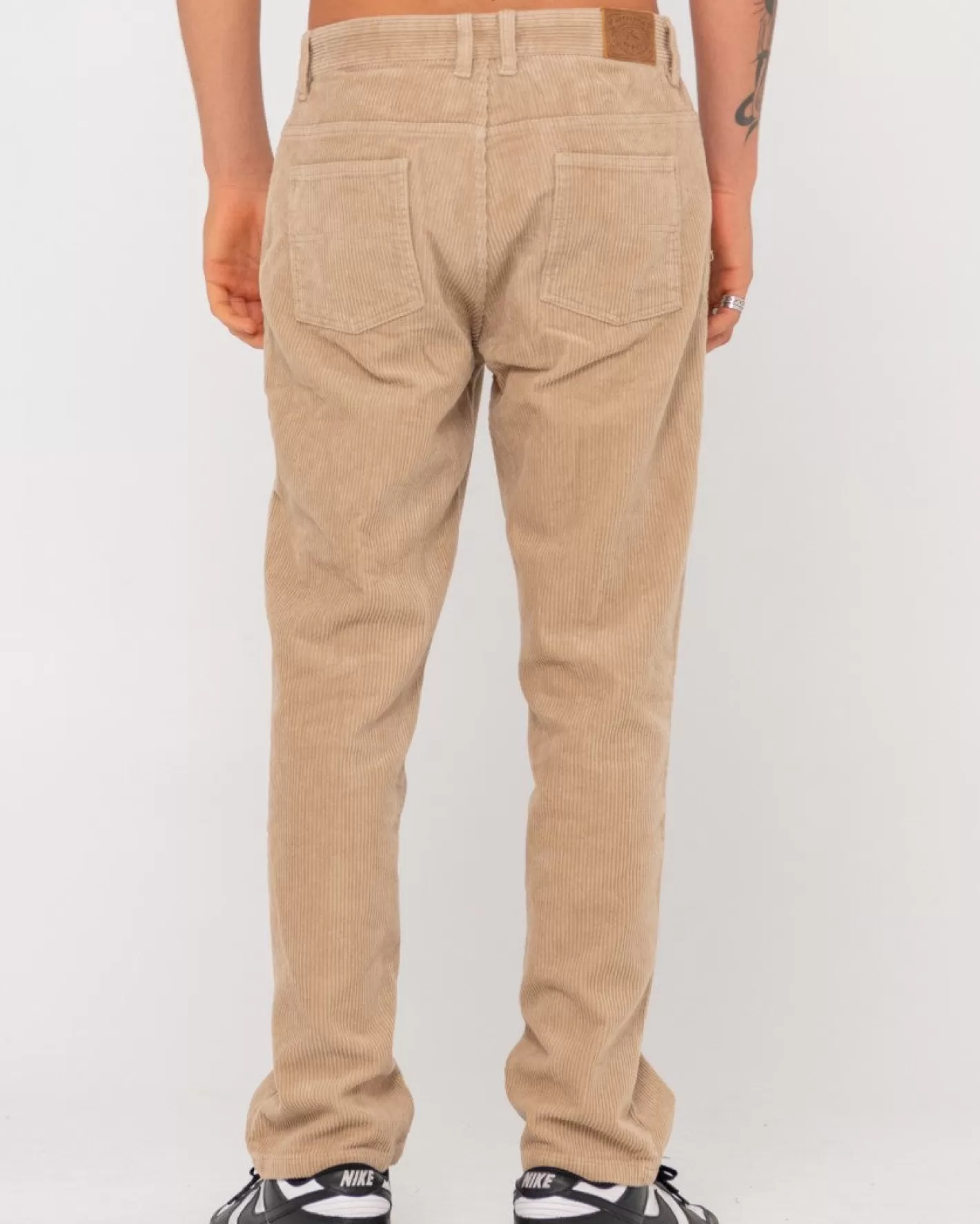 Hombre Rusty Pantalon De Pana De Corte Recto Con 5 Bolsillos Rifts