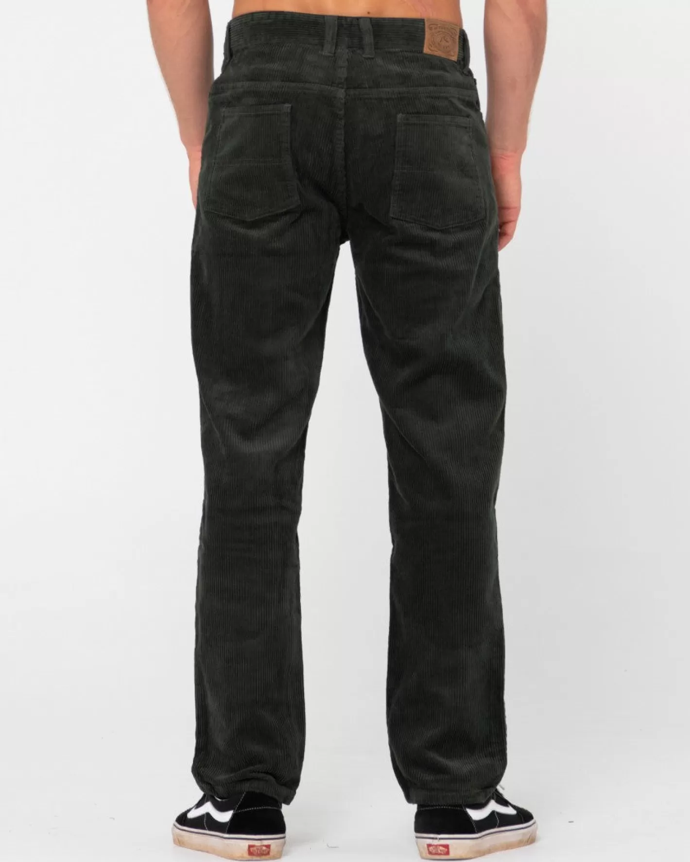 Hombre Rusty Pantalon De Pana De Corte Recto Con 5 Bolsillos Rifts