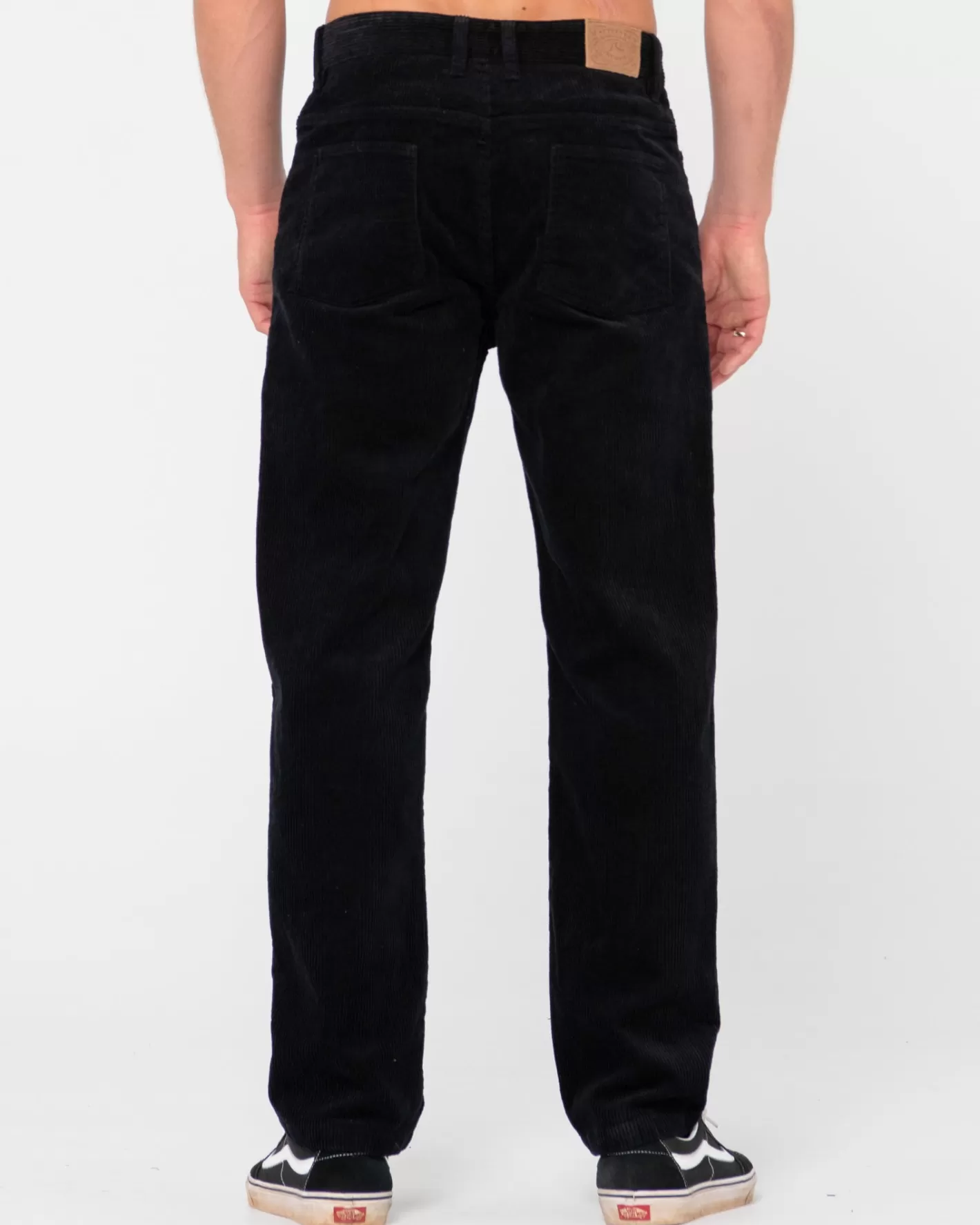 Hombre Rusty Pantalon De Pana De Corte Recto Con 5 Bolsillos Rifts