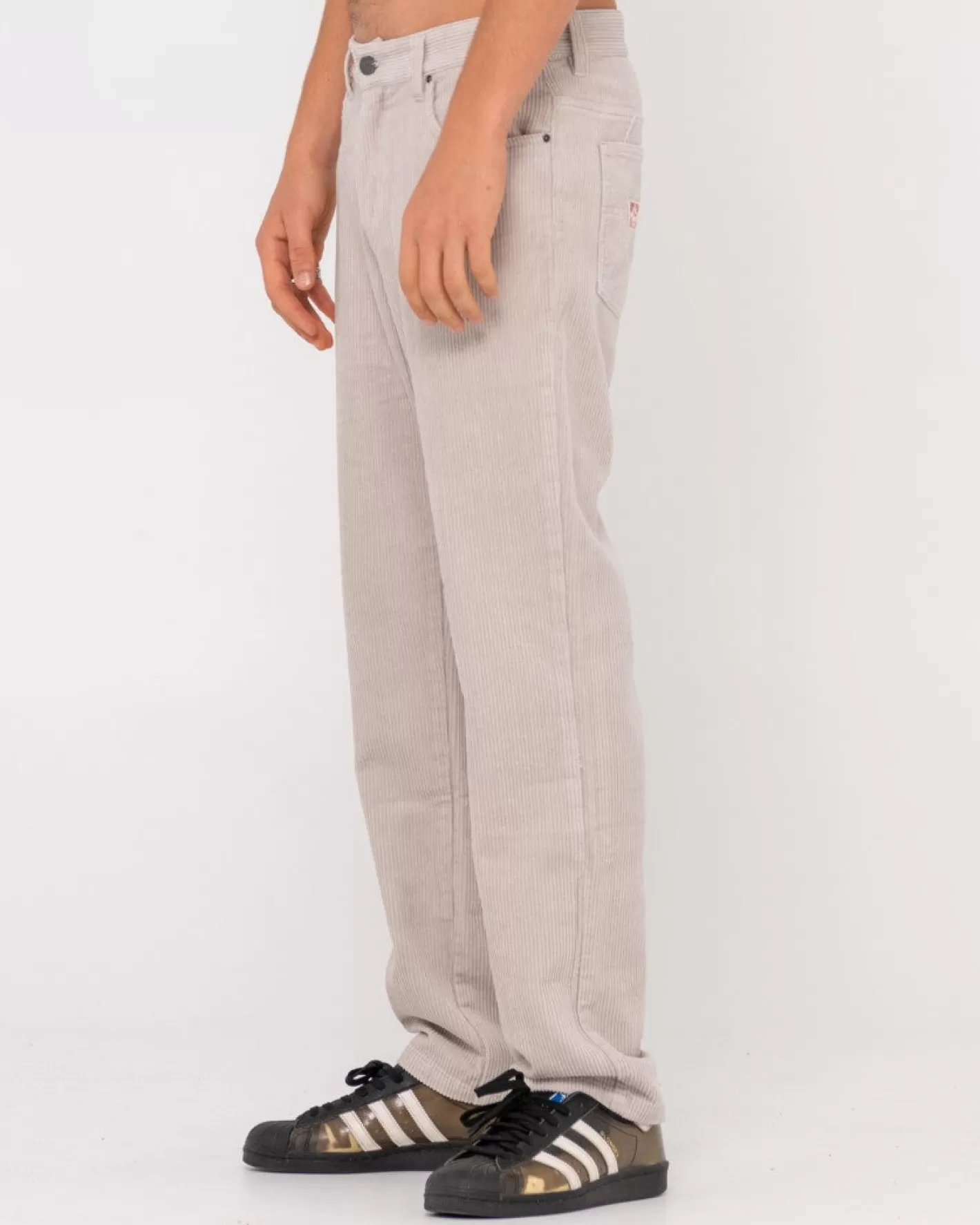 Hombre Rusty Pantalon De Pana De Corte Recto Con 5 Bolsillos Rifts